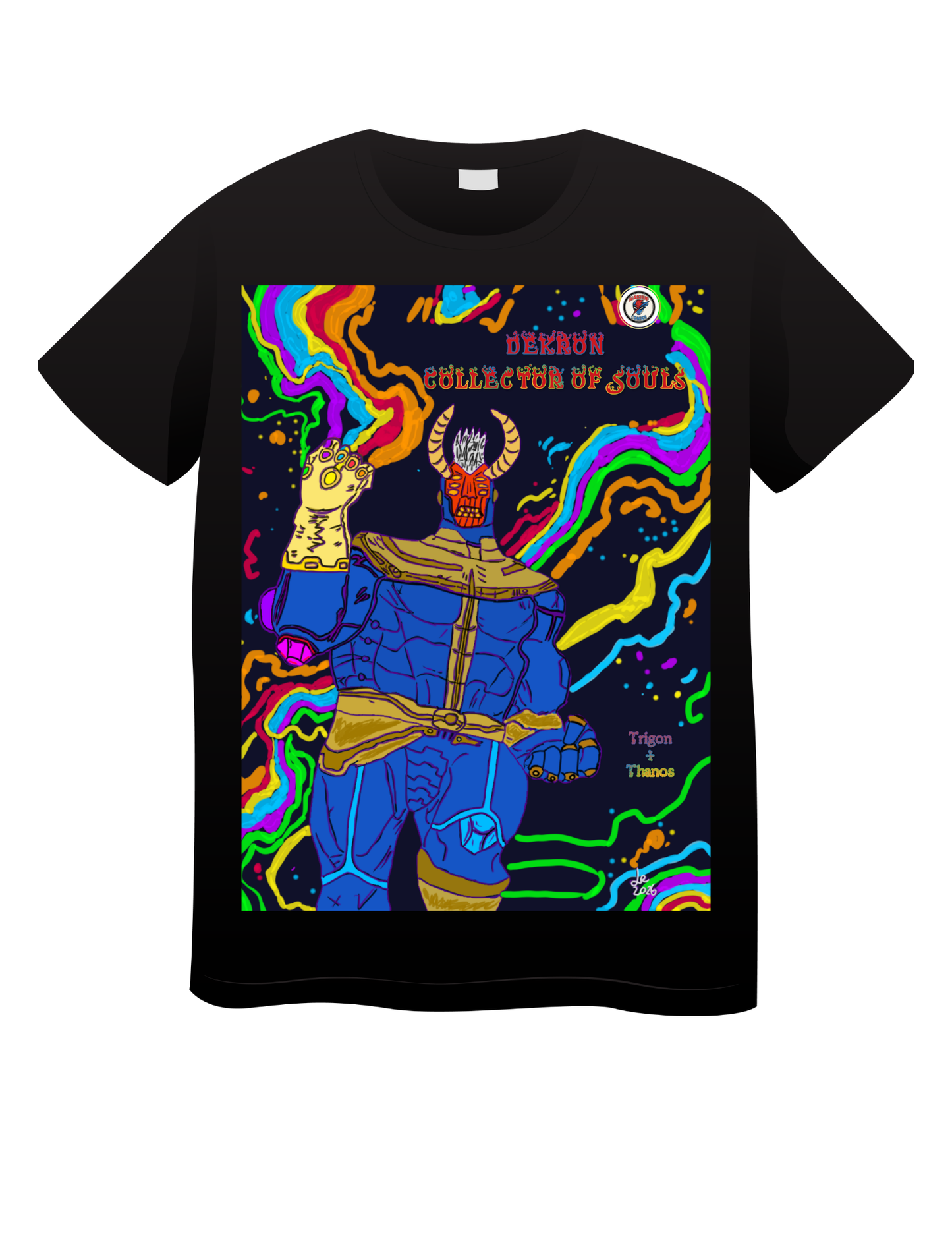 Dekron Collector of Souls (Trigon + Thanos) T shirts