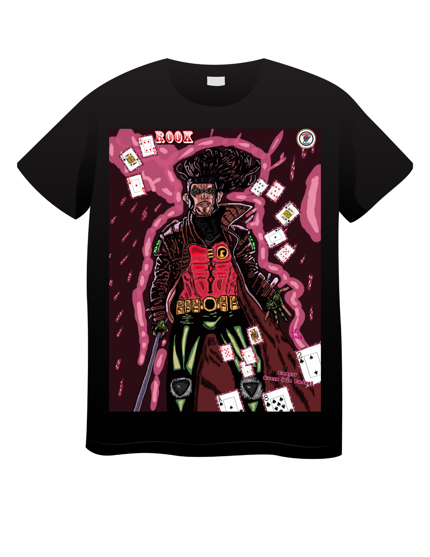 Rook (Tim Drake Robin + Gambit) T shirts