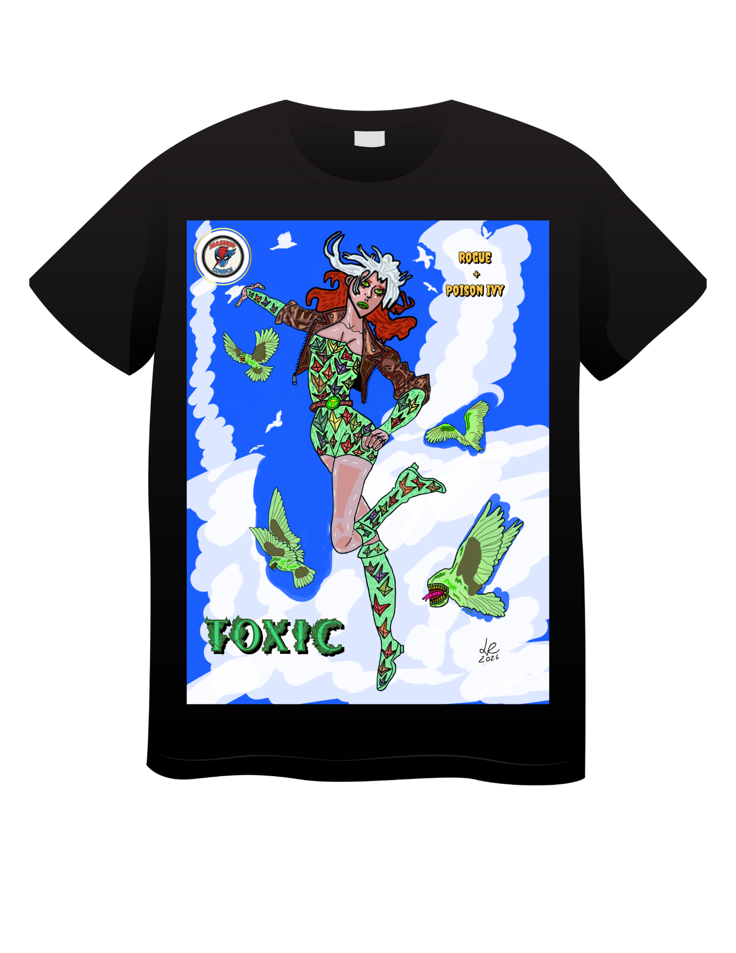 Toxic 2.0 (Rogue + Poison Ivy) T shirts
