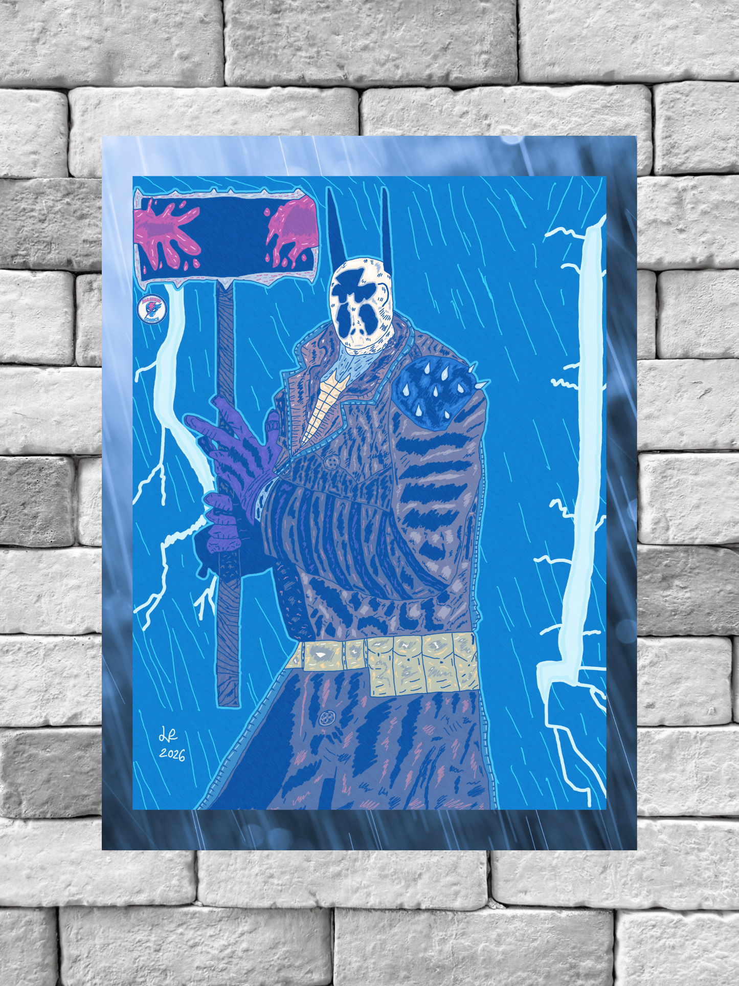 Inkblot Knight (Rorschach + Absolute Batman) Rain Version