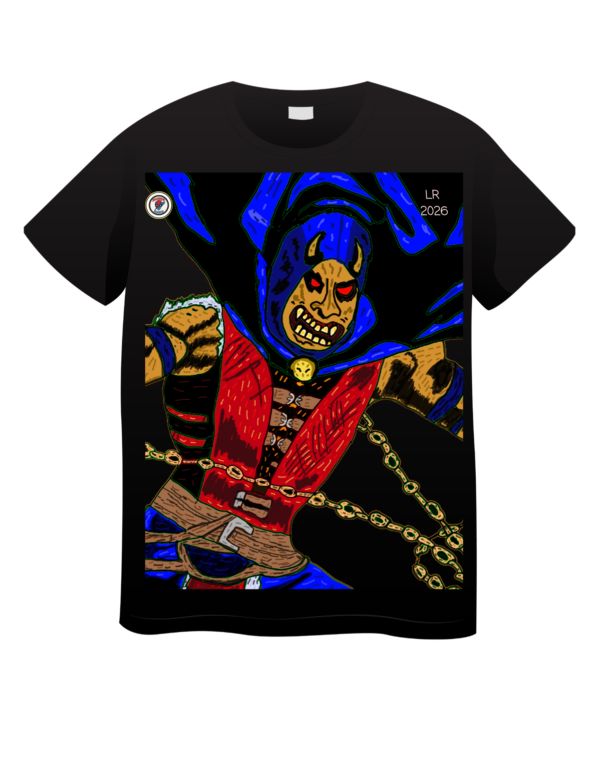 Etrigan The Demon + Scorpion (Mortal Kombat) No Mask Version T shirts