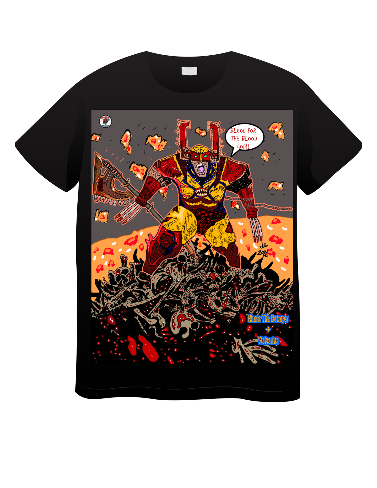 Wolverine + Kharn The Betrayer Quote Version T Shirts