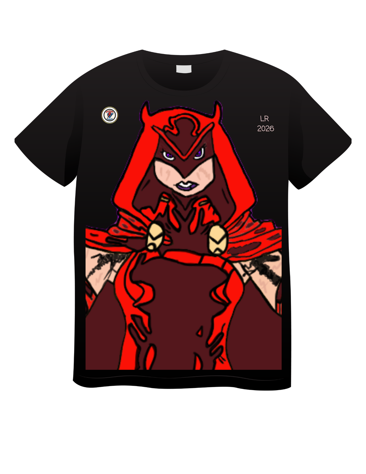 Scarlet Raven 2.0 (Scarlet Witch + Raven) T shirts