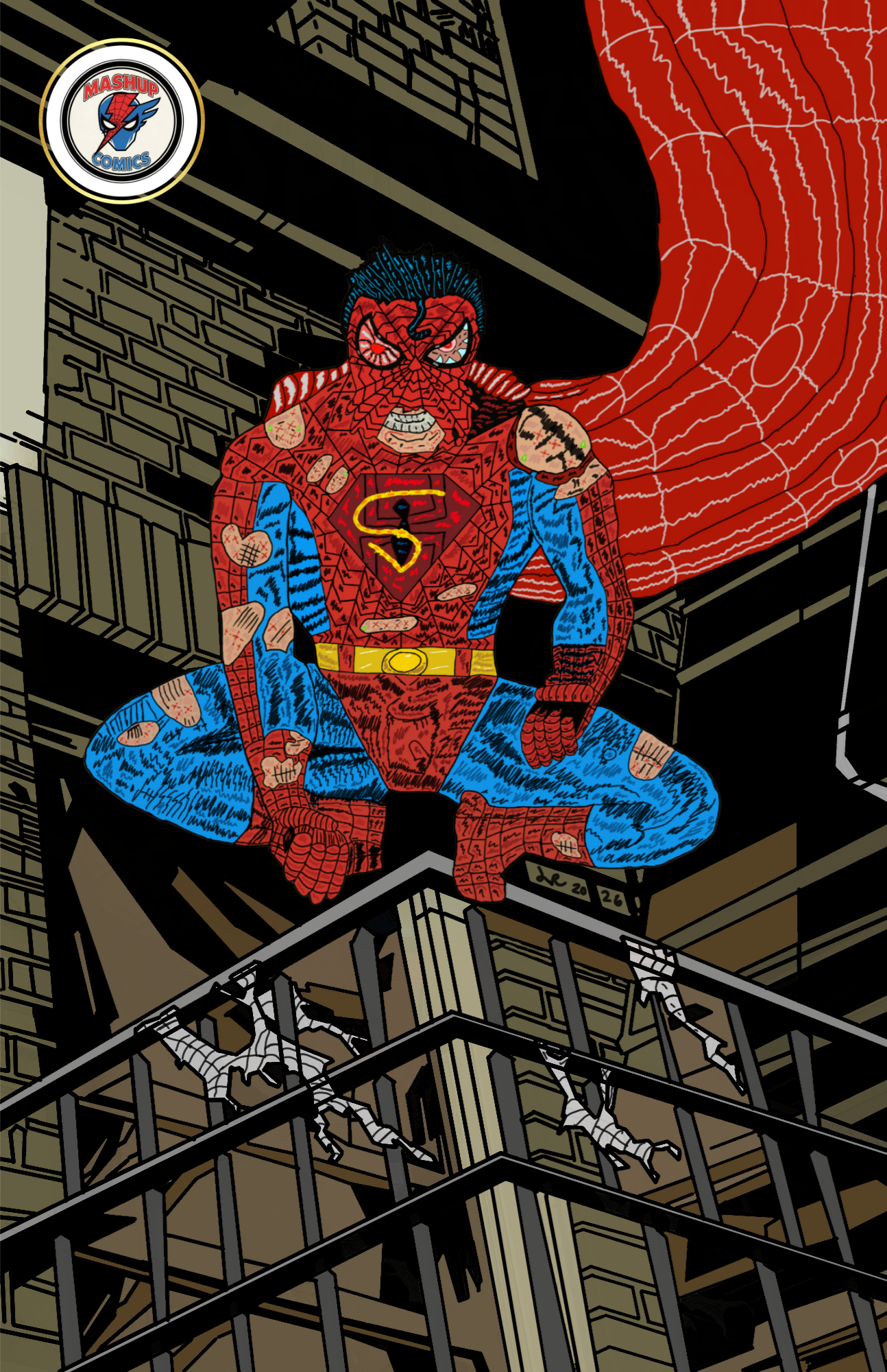 Super Spider ( Superman + Spider-Man)