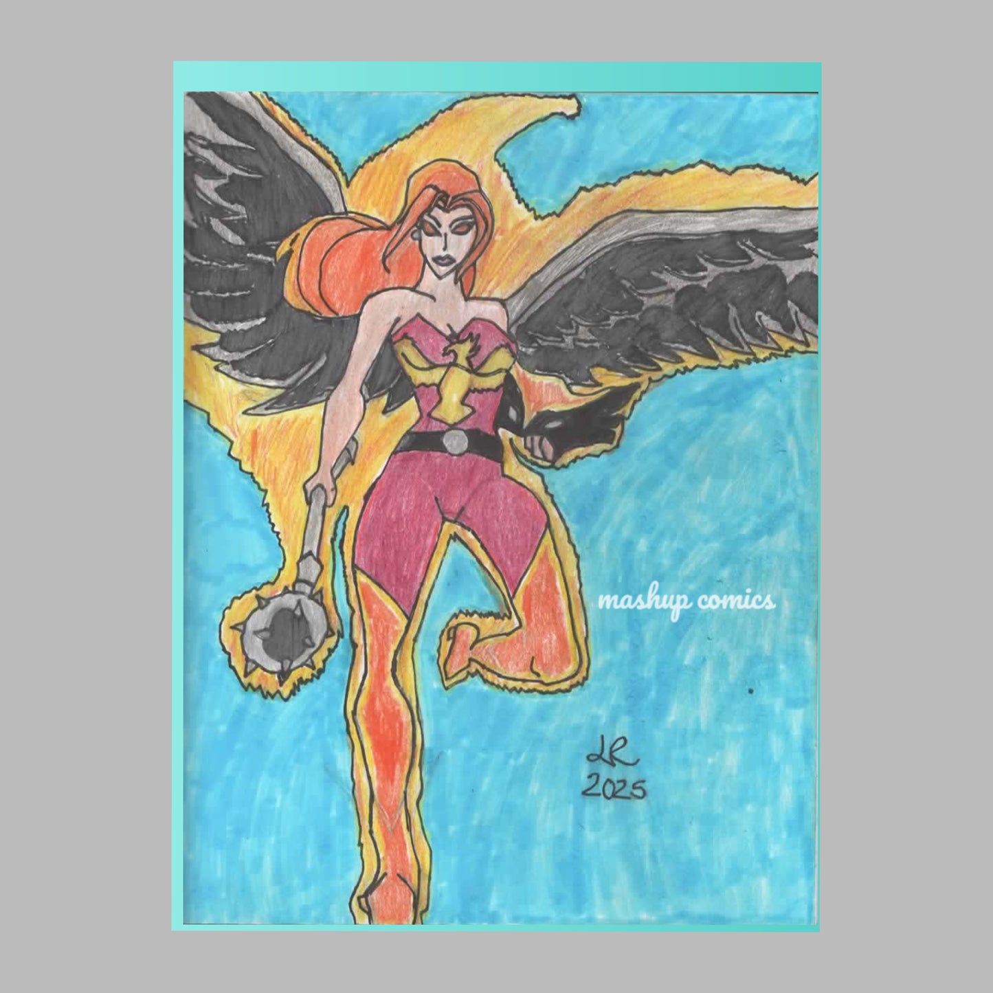 War Phoenix (Phoenix Jean Grey + Hawkgirl Shayera Hol)
