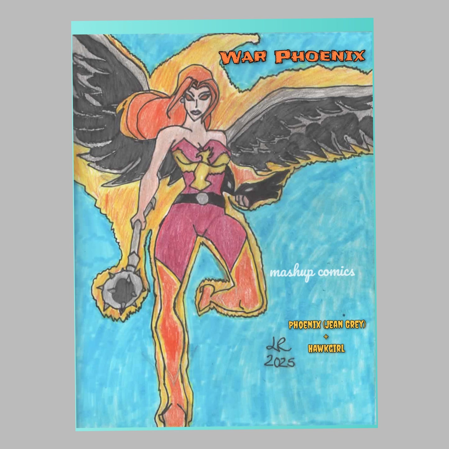 War Phoenix (Phoenix Jean Grey + Hawkgirl Shayera Hol)