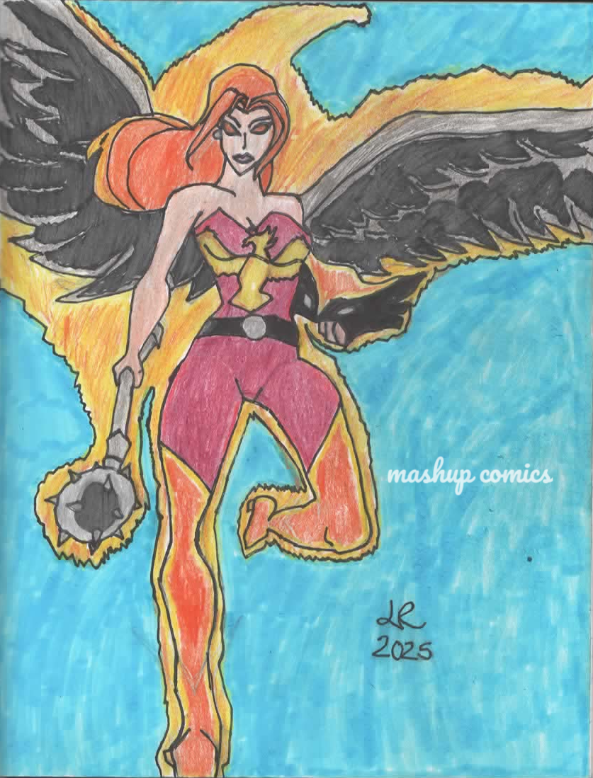 War Phoenix (Phoenix Jean Grey + Hawkgirl Shayera Hol)