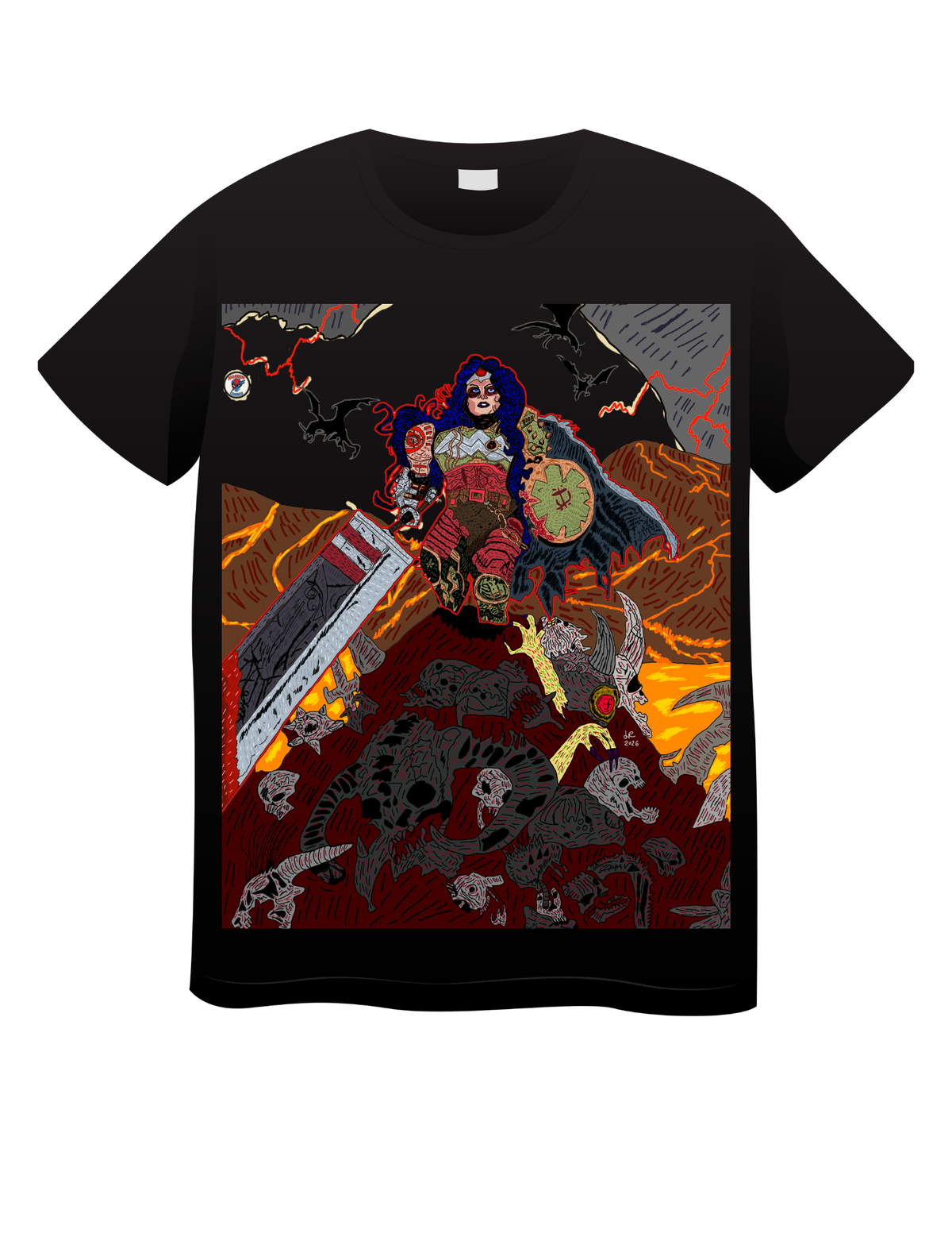 Absolute Wonder Woman + Doom Slayer (Doom) T shirts
