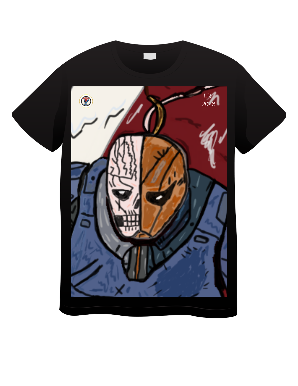 Death Master (Deathstroke + Taskmaster) T shirts