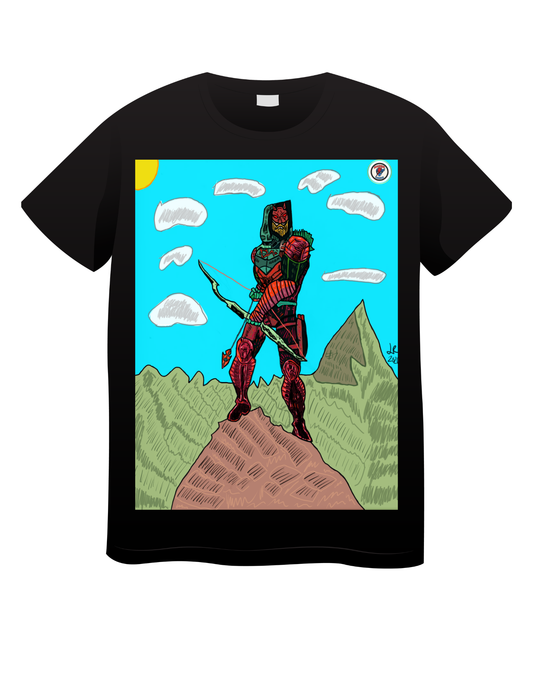 Devil Archer (Green Arrow + Daredevil) T shirts