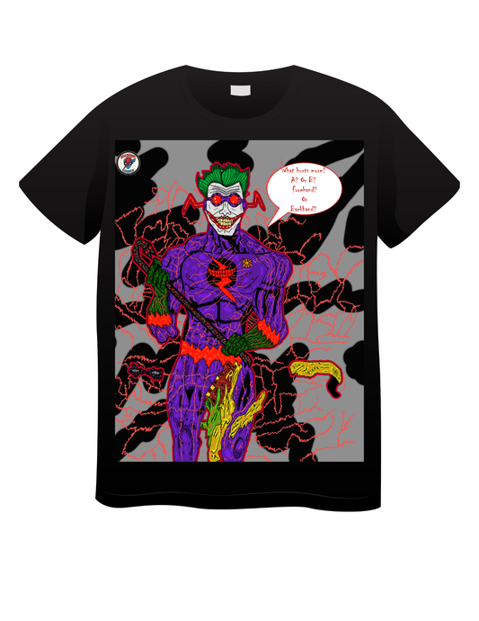 Speed Clown 2.0 Quote Version (Reverse Flash + Joker) T shirts