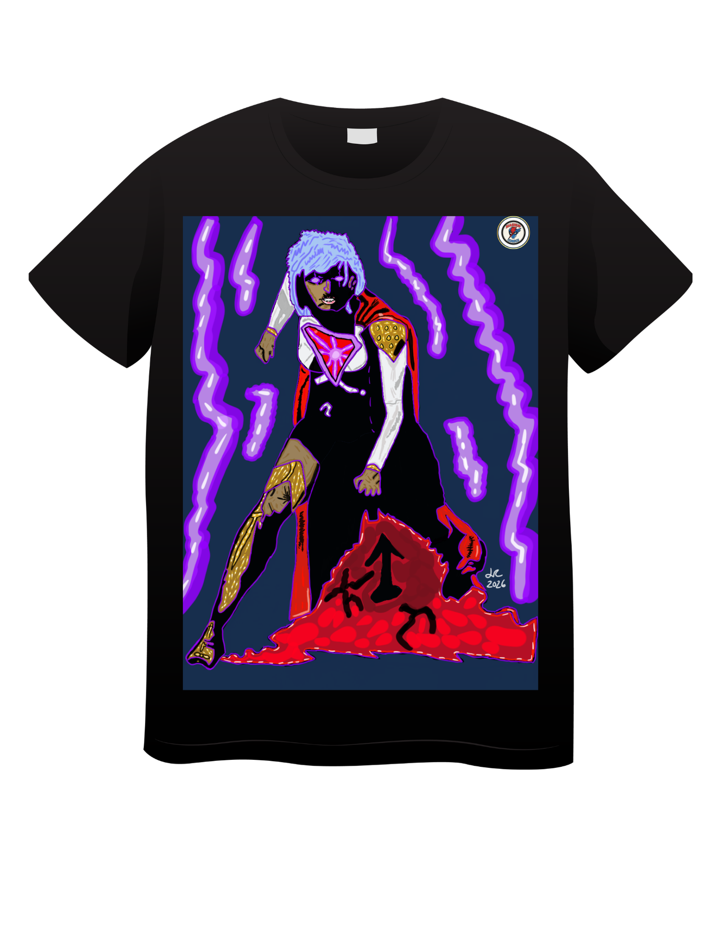 Solar Flare (Supergirl + Storm) T shirts
