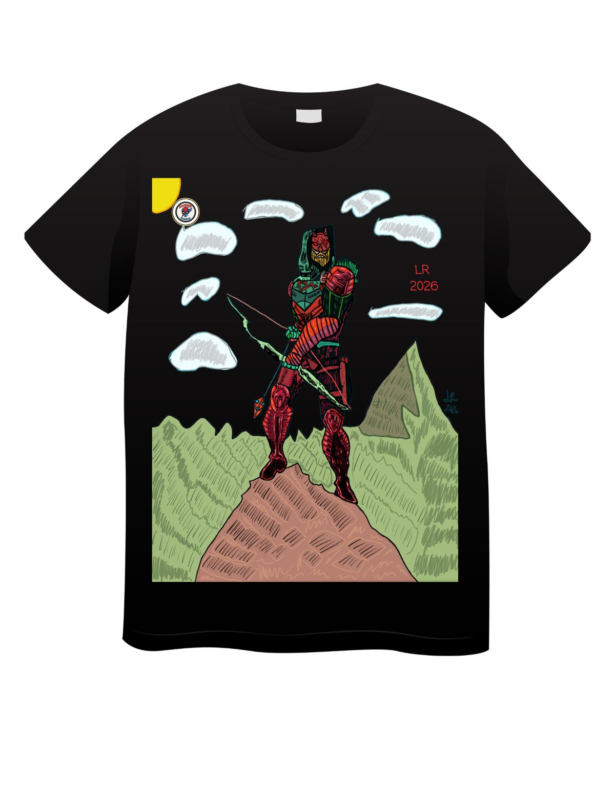 Devil Archer (Green Arrow + Daredevil) T shirts