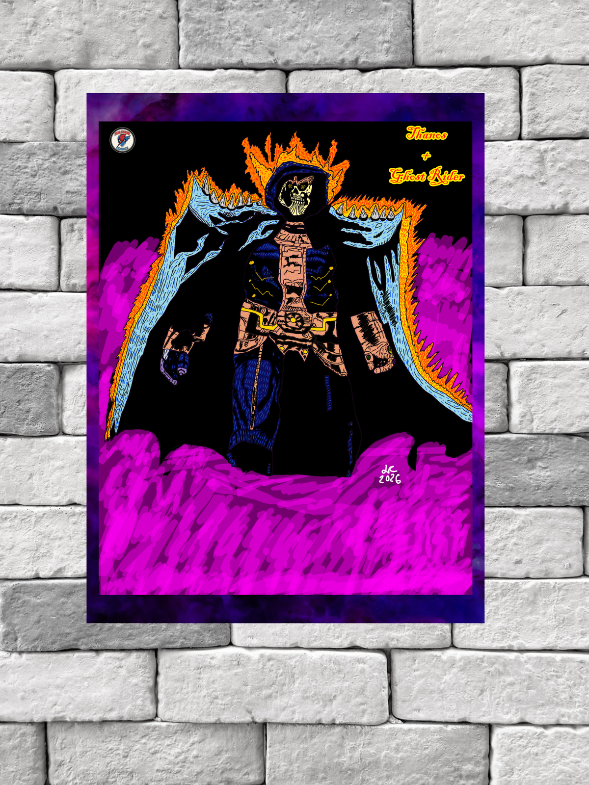 Ghost Rider + Thanos