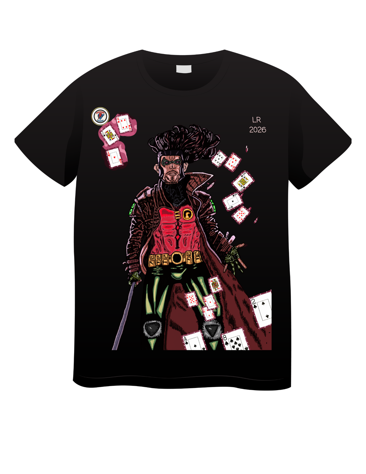 Rook (Tim Drake Robin + Gambit) T shirts
