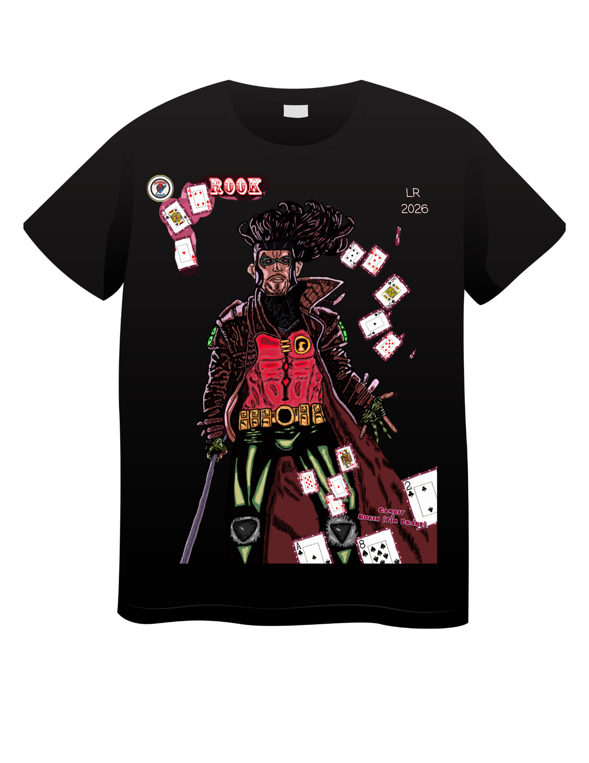 Rook (Tim Drake Robin + Gambit) T shirts