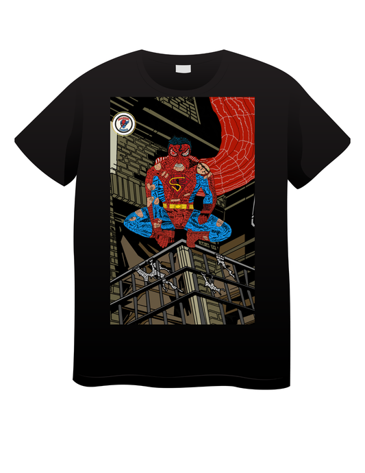 Super Spider ( Superman + Spider-Man) T shirts