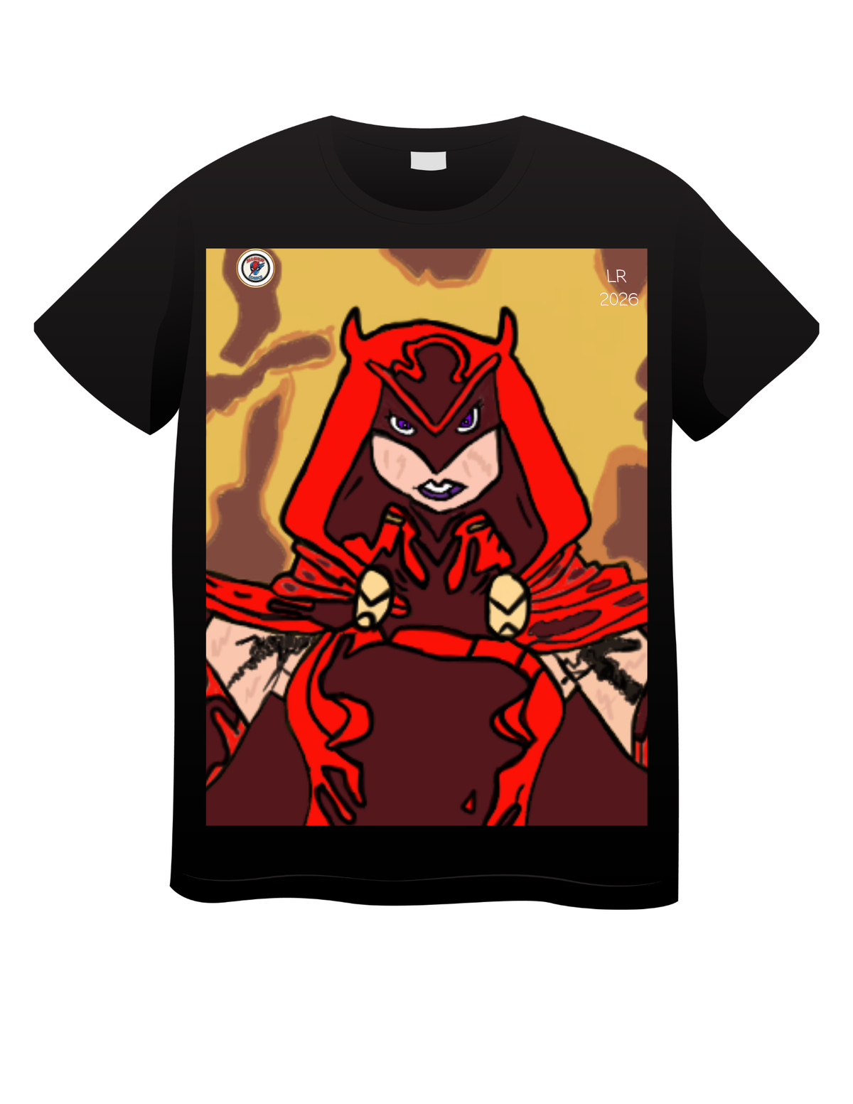 Scarlet Raven 2.0 (Scarlet Witch + Raven) T shirts