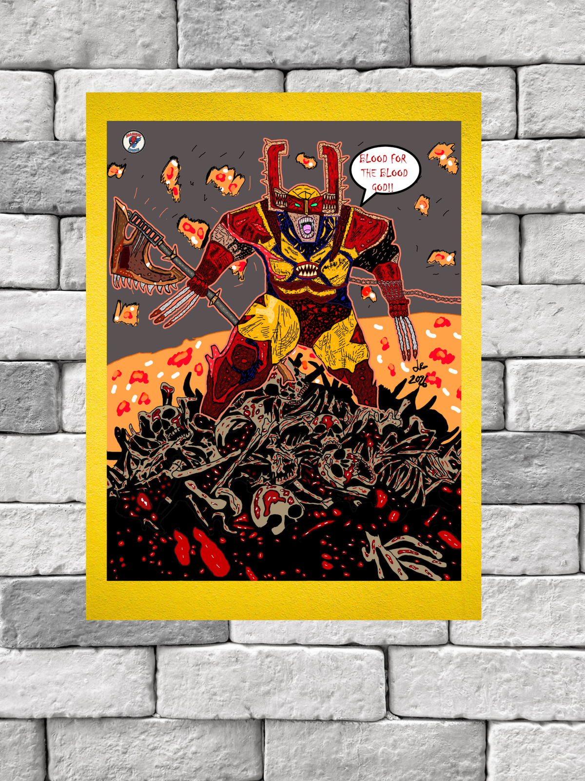 Wolverine  + Kharn The Betrayer Quote Version