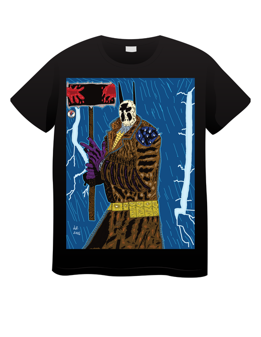 Inkblot Knight (Rorschach + Absolute Batman) T shirts