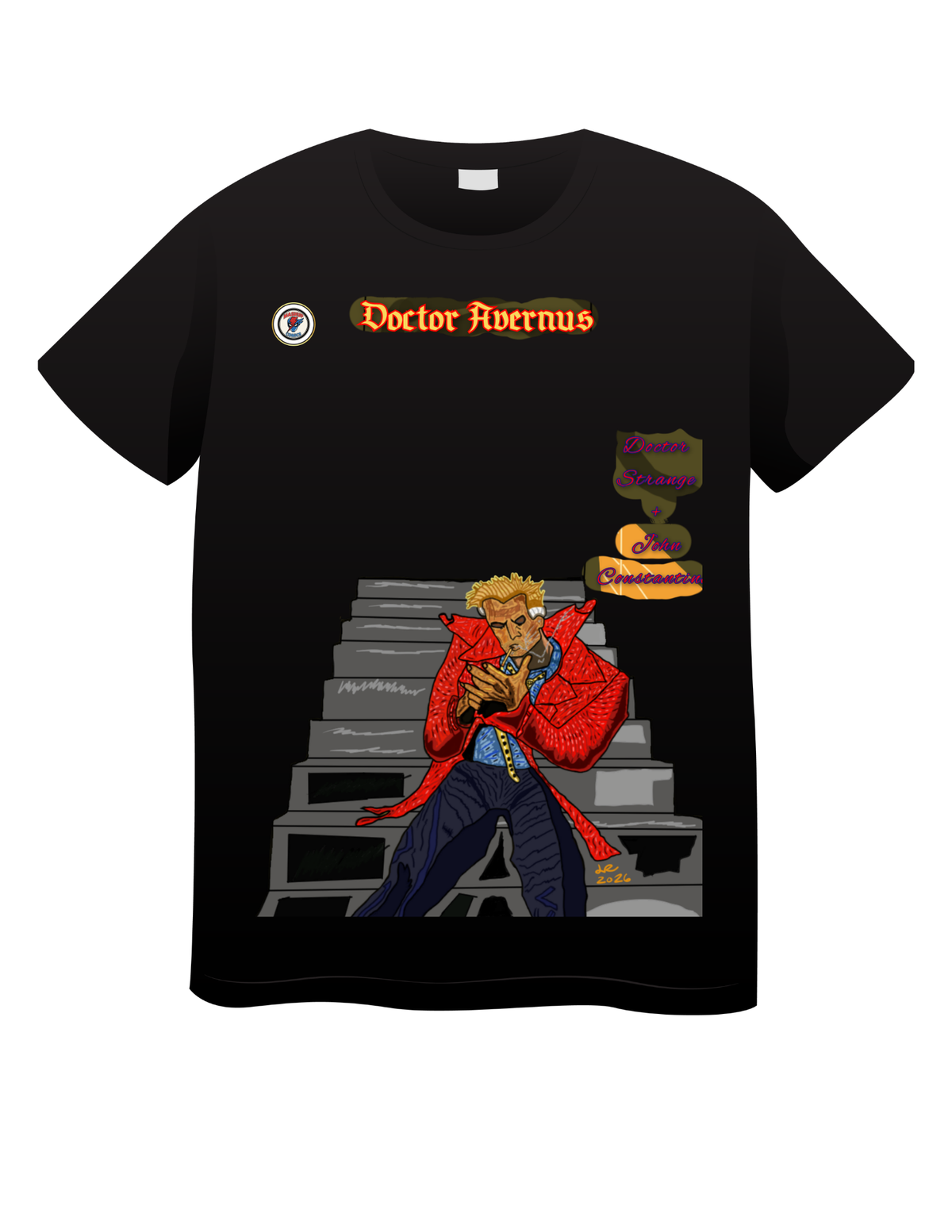 Doctor Avernus (Doctor Strange + John Constantine) 2.0 T shirts