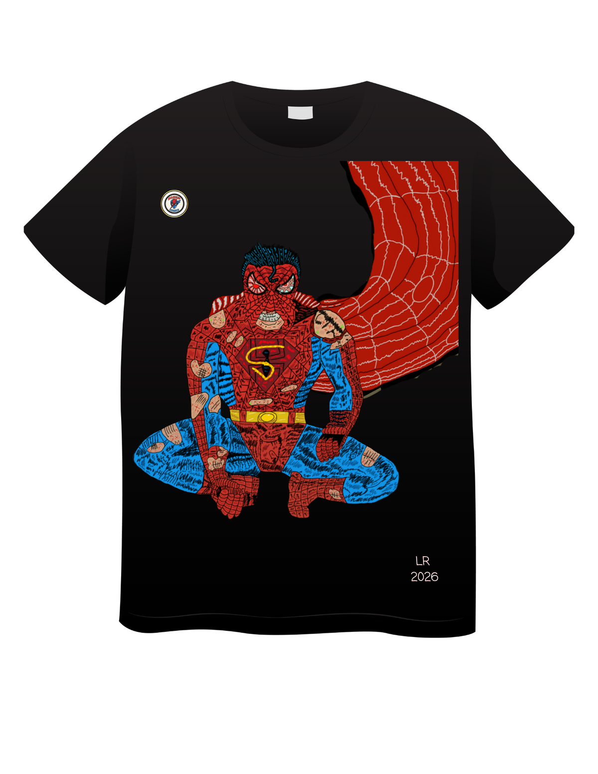 Super Spider ( Superman + Spider-Man) T shirts