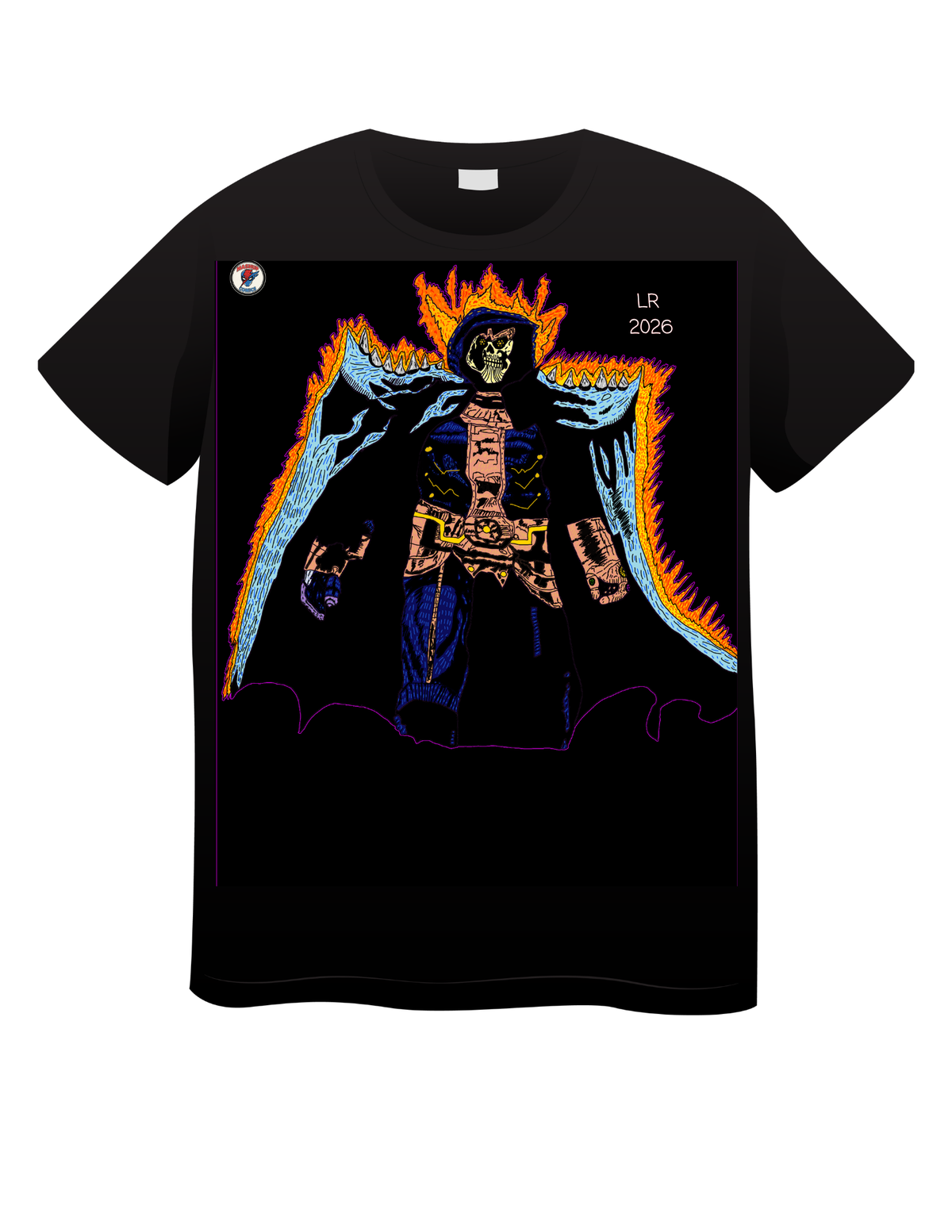 Ghost Rider + Thanos T shirts