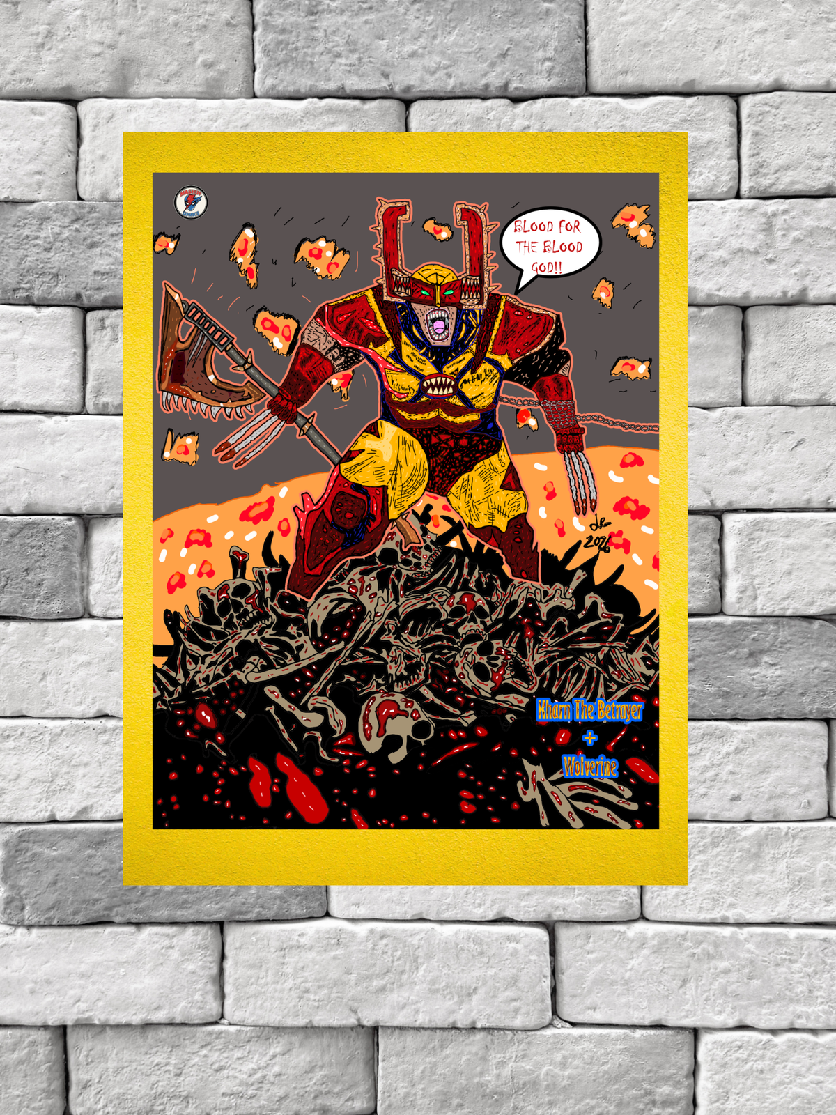 Wolverine  + Kharn The Betrayer Quote Version
