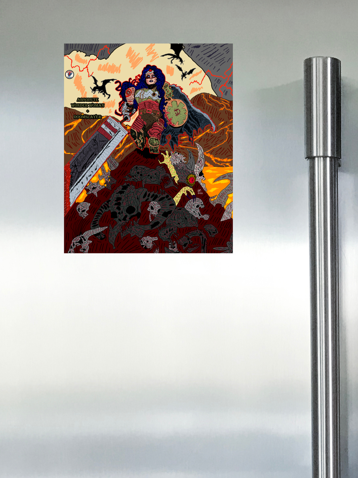Absolute Wonder Woman + Doom Slayer (Doom)