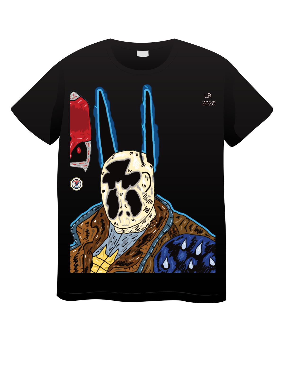 Inkblot Knight (Rorschach + Absolute Batman) T shirts