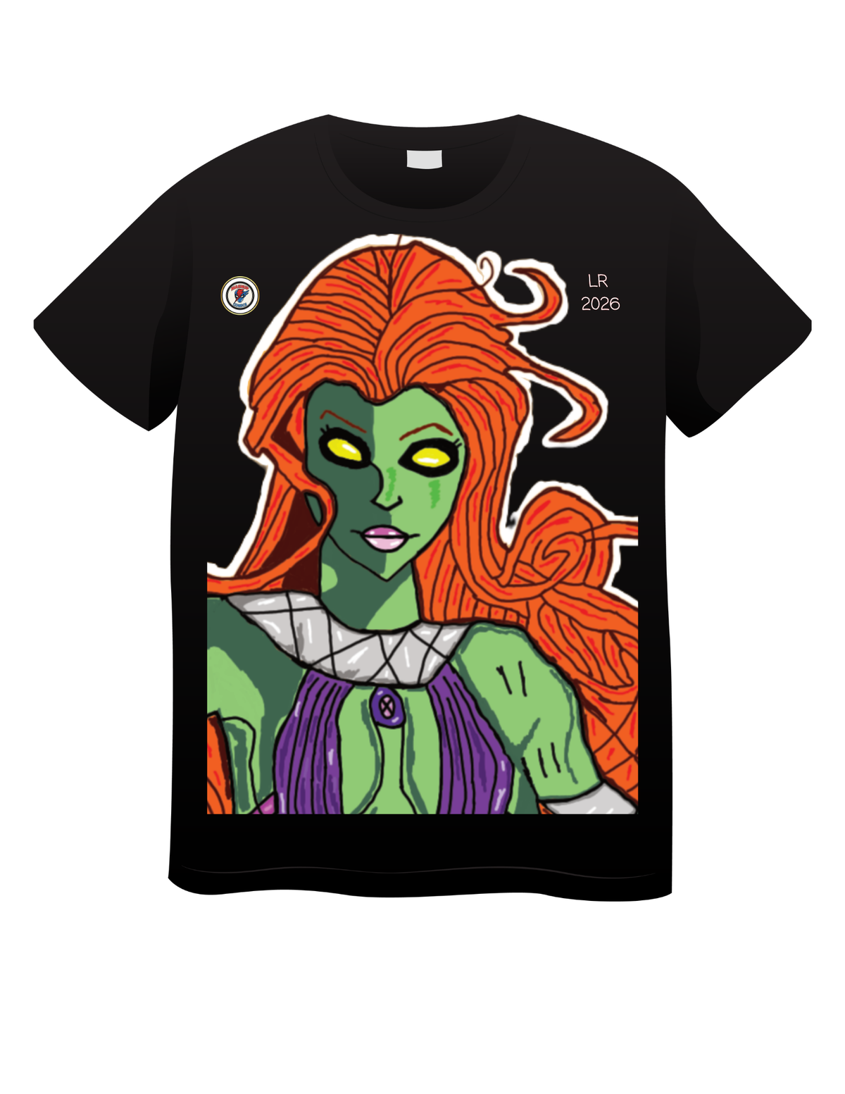 Heaven Fury 2.0 (Starfire + Gamora) T shirts