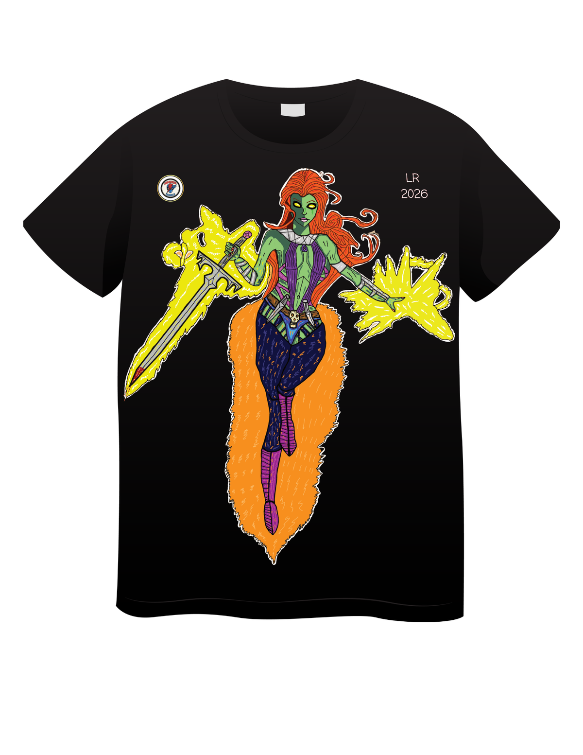 Heaven Fury 2.0 (Starfire + Gamora) T shirts