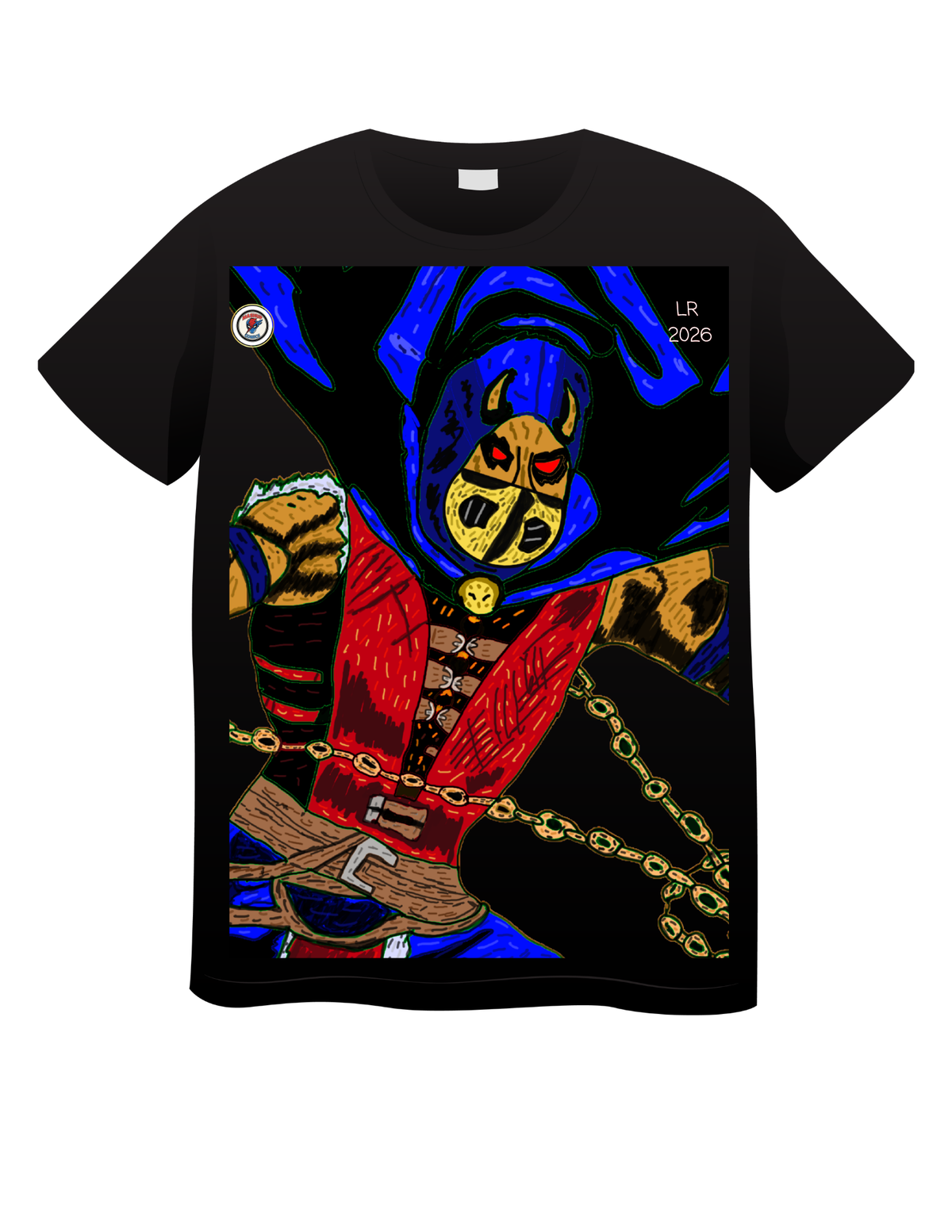 Etrigan The Demon + Scorpion (Mortal Kombat) Masked Version T shirts