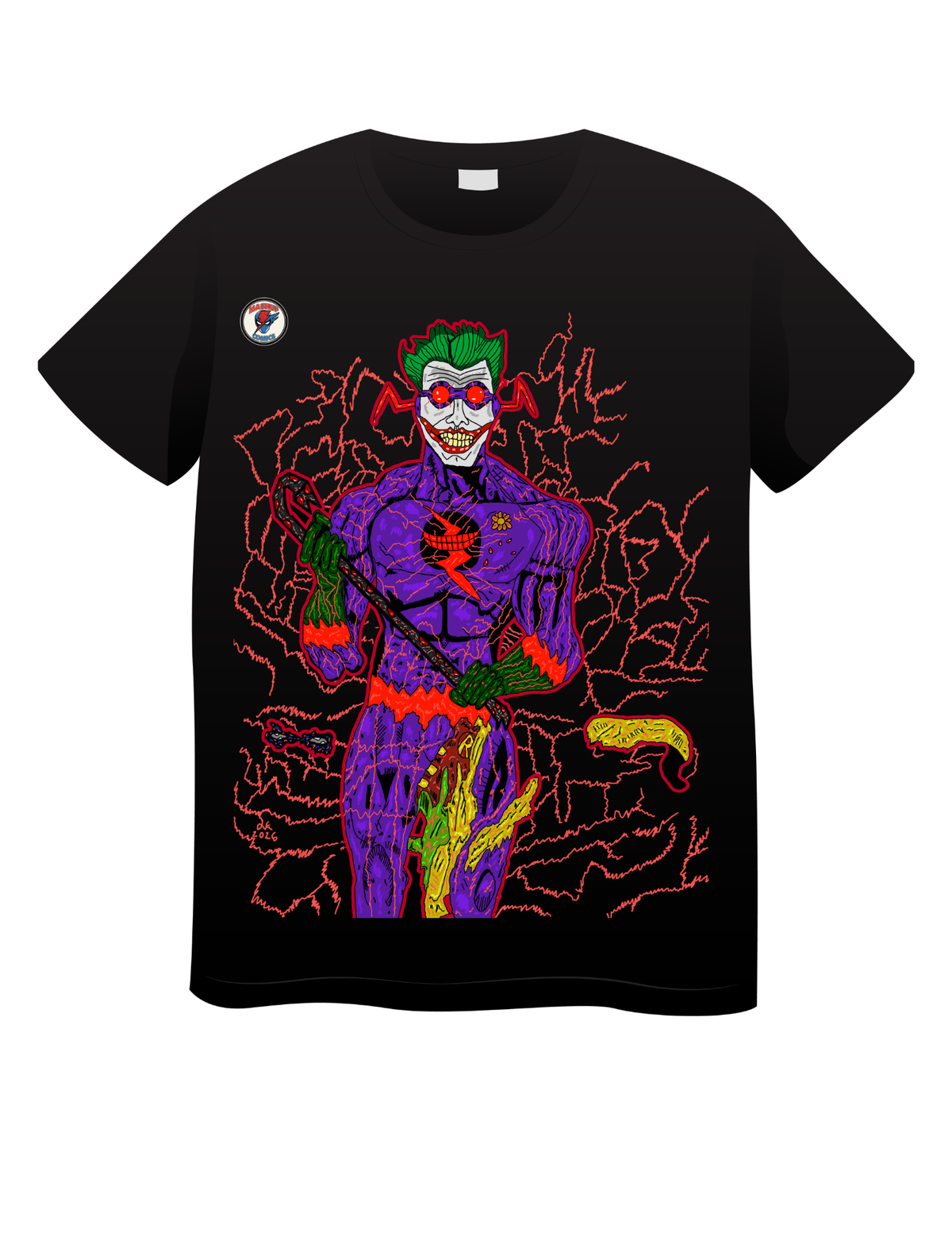 Speed Clown 2.0 (Reverse Flash + Joker) T shirts