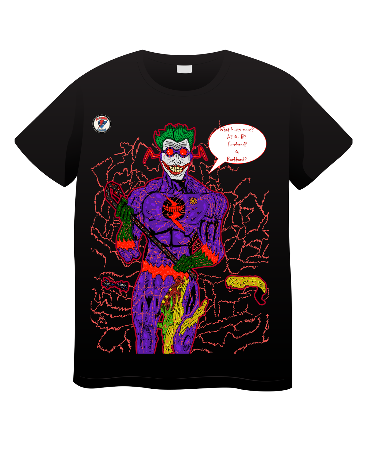 Speed Clown 2.0 Quote Version (Reverse Flash + Joker) T shirts