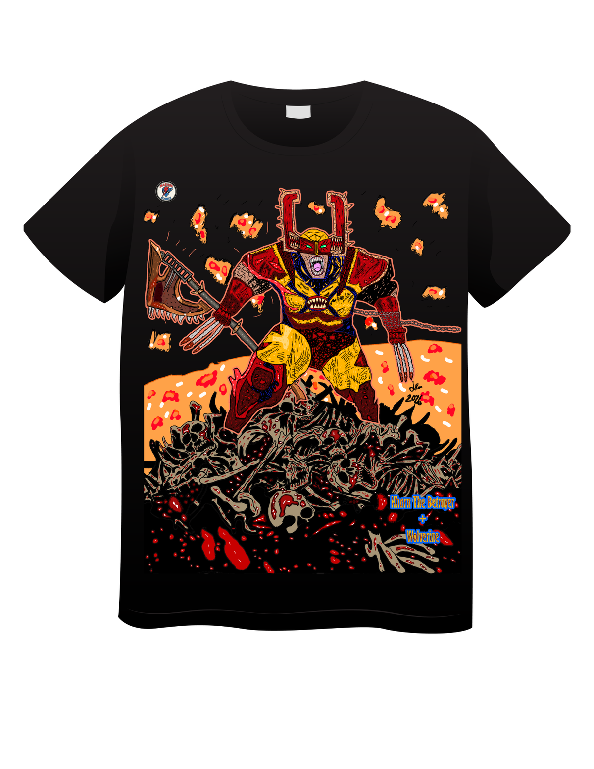 Wolverine  + Kharn The Betrayer T shirts