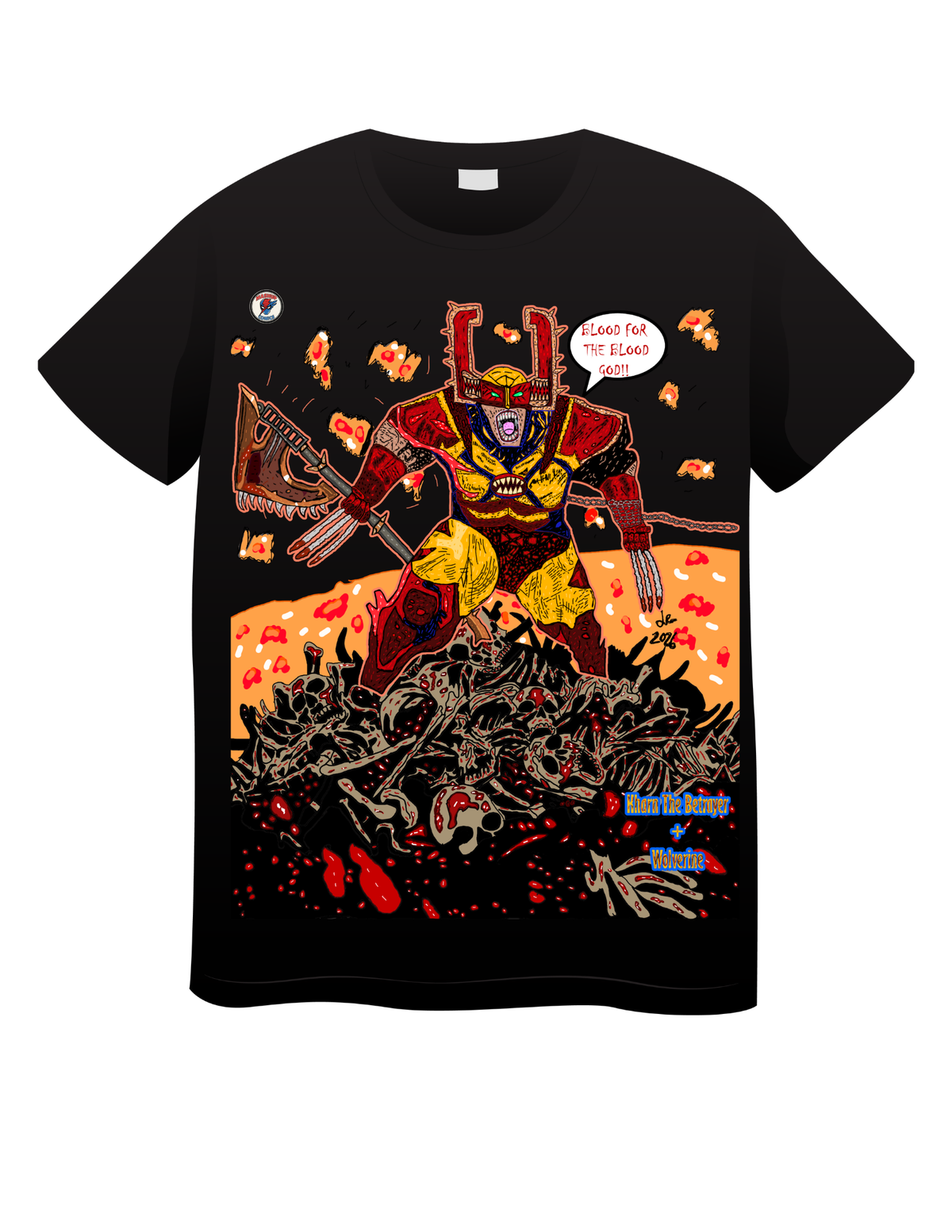 Wolverine  + Kharn The Betrayer Quote Version T Shirts