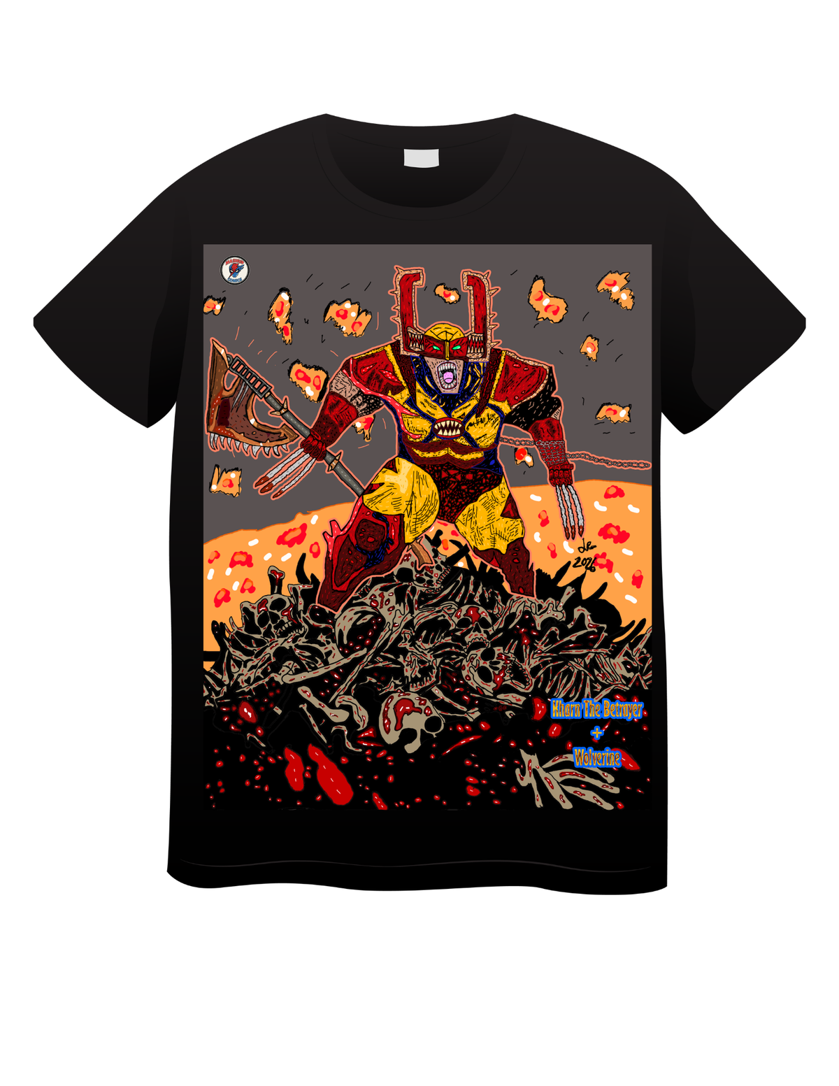 Wolverine  + Kharn The Betrayer T shirts