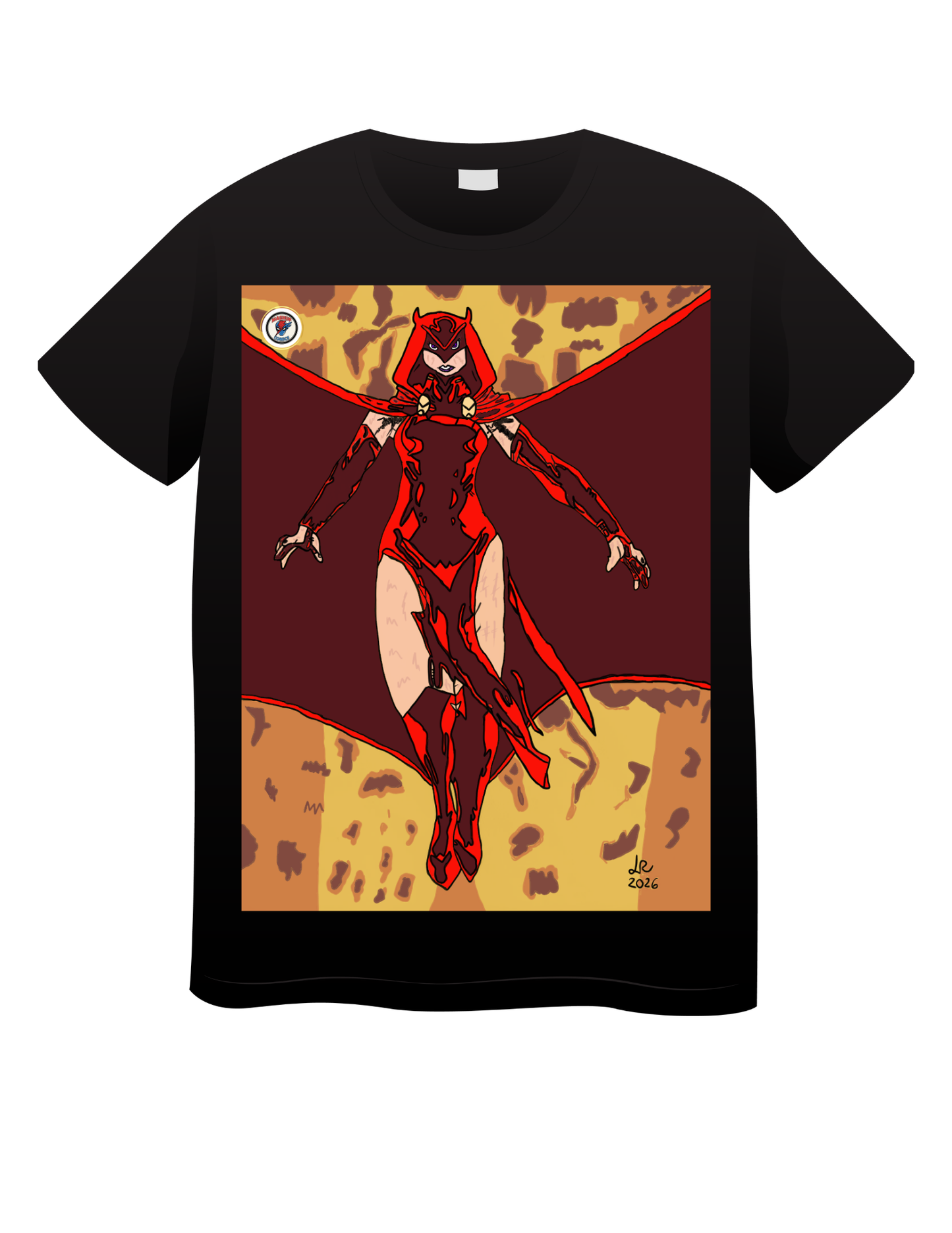 Scarlet Raven 2.0 (Scarlet Witch + Raven) T shirts