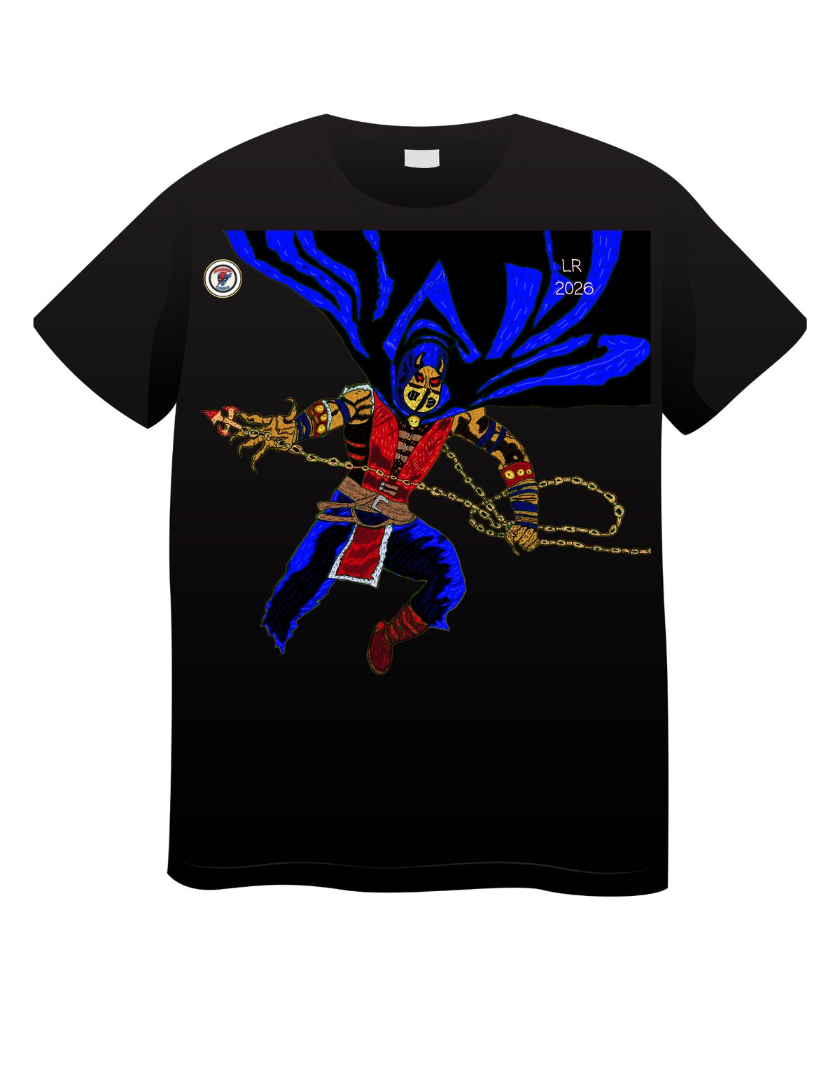 Etrigan The Demon + Scorpion (Mortal Kombat) Masked Version T shirts
