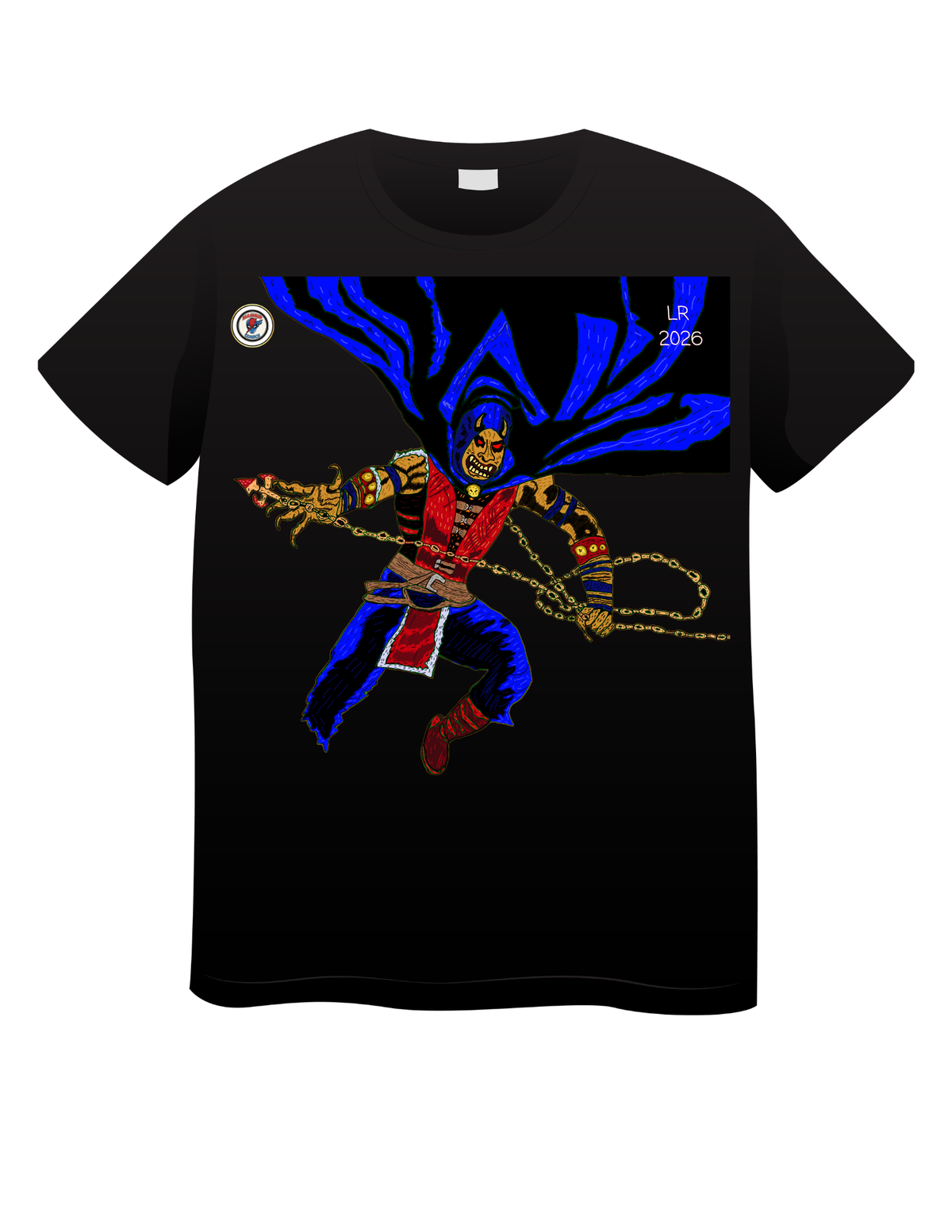 Etrigan The Demon + Scorpion (Mortal Kombat) No Mask Version T shirts