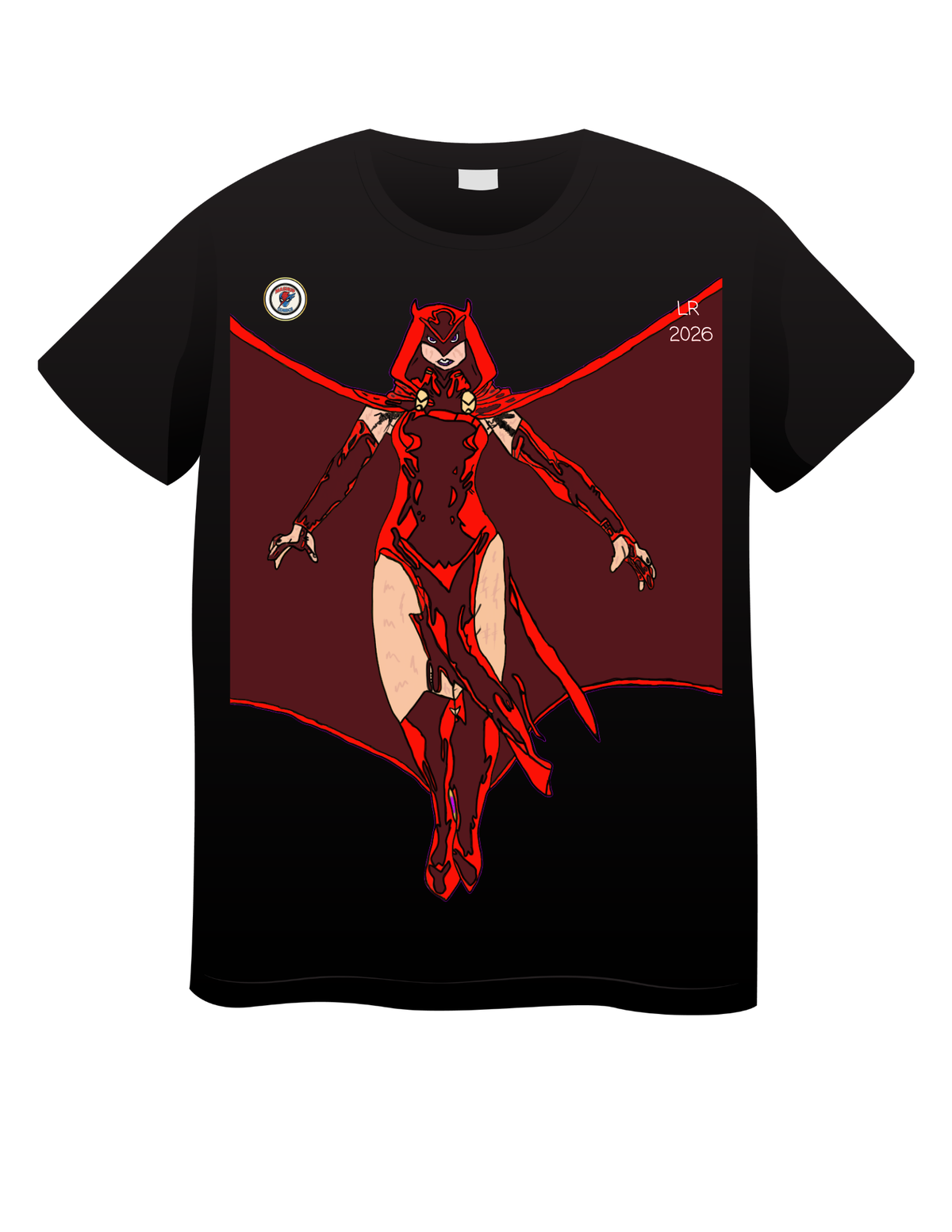 Scarlet Raven 2.0 (Scarlet Witch + Raven) T shirts