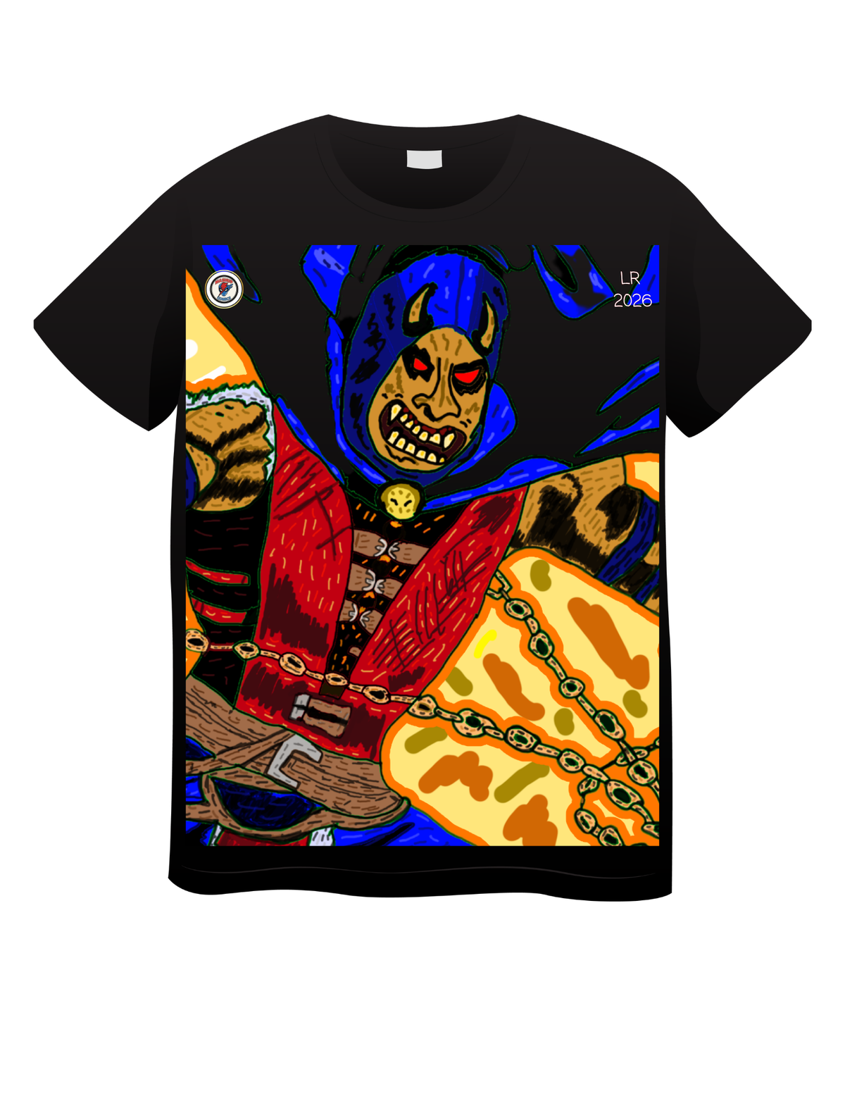 Etrigan The Demon + Scorpion (Mortal Kombat) No Mask Version T shirts