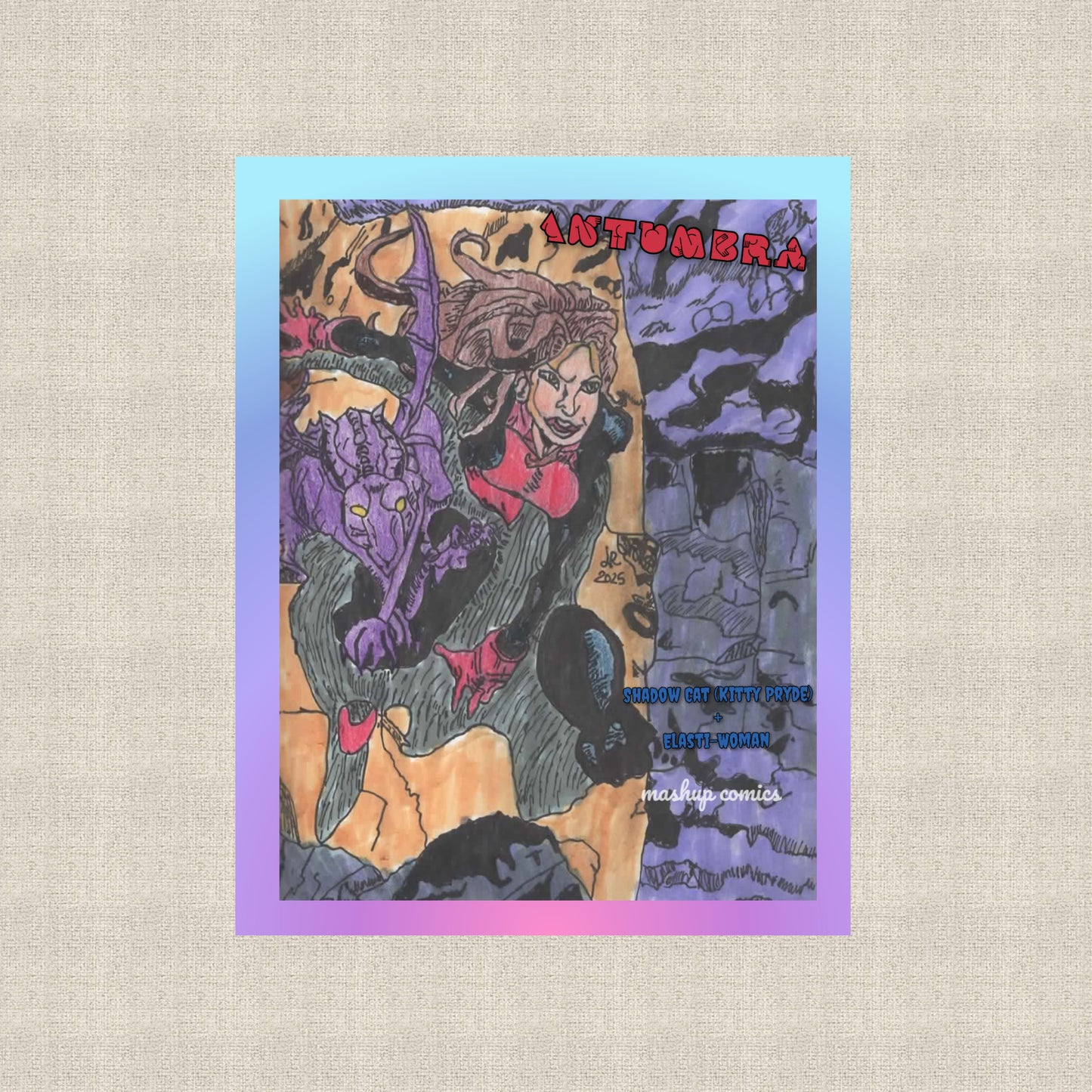 Antumbra (Shadow Cat Kitty Pryde + Elasti-Woman Rita Farr)