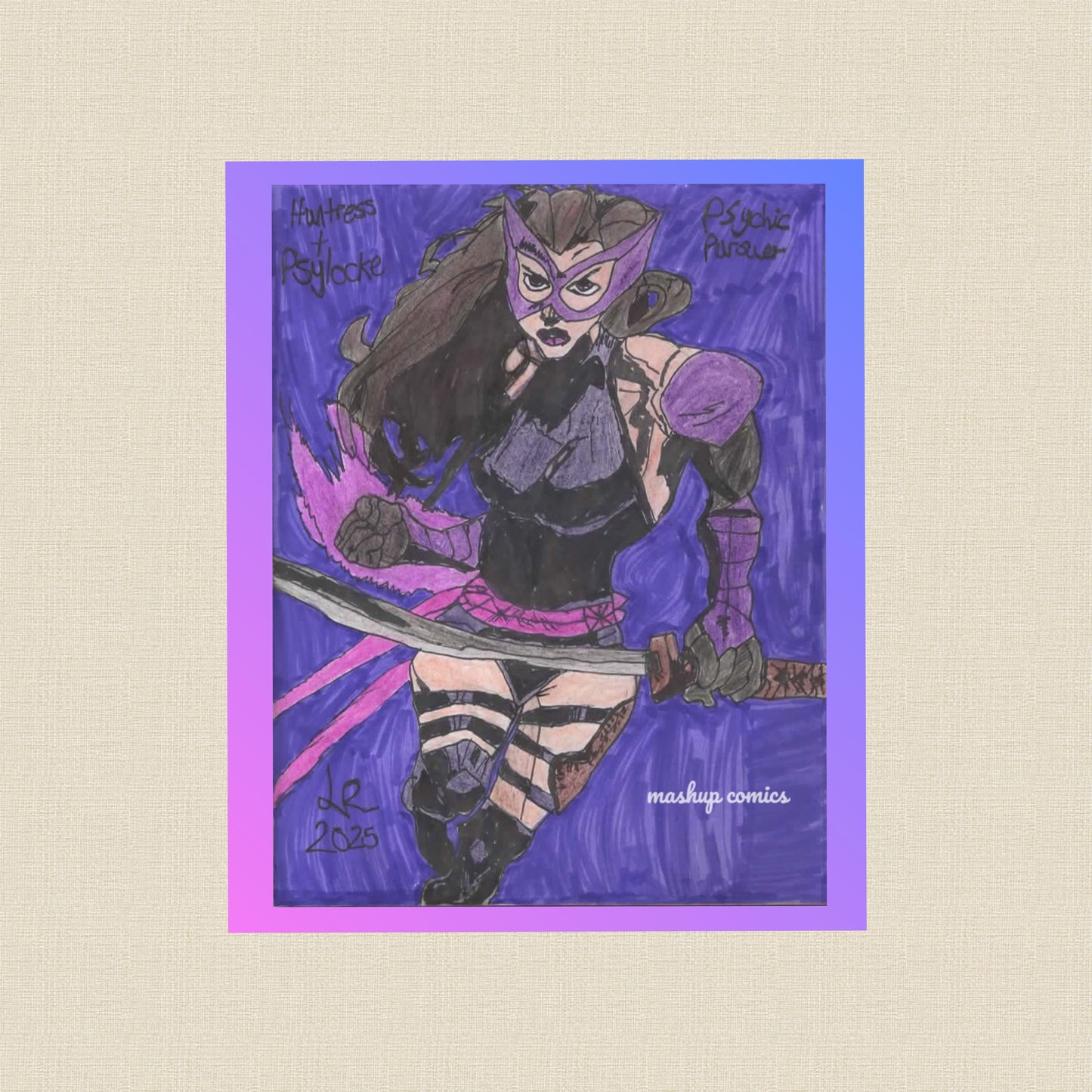 Psychic Pursuer (Psylocke + Huntress)