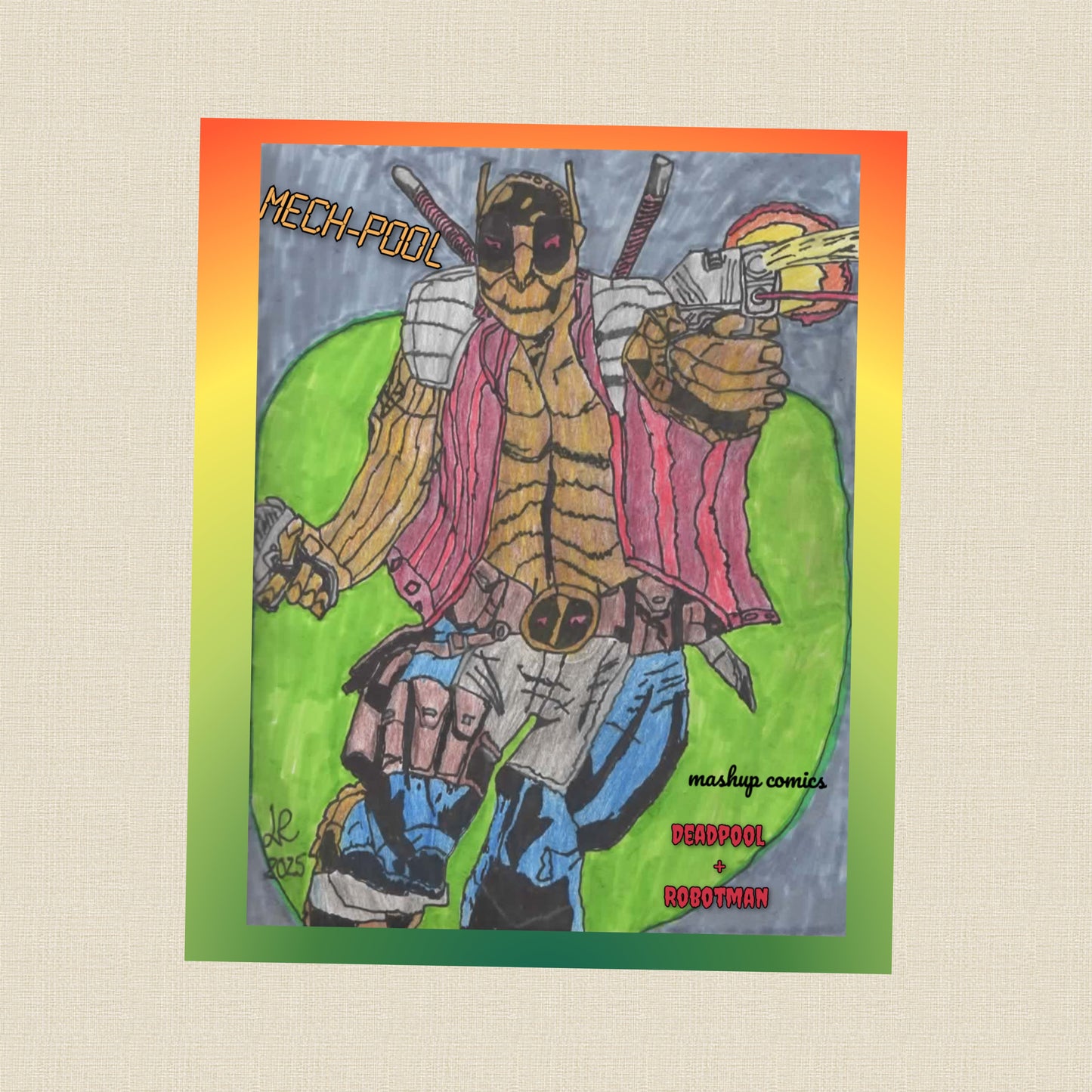 Mech-pool (Deadpool + Robotman Cliff Steele)