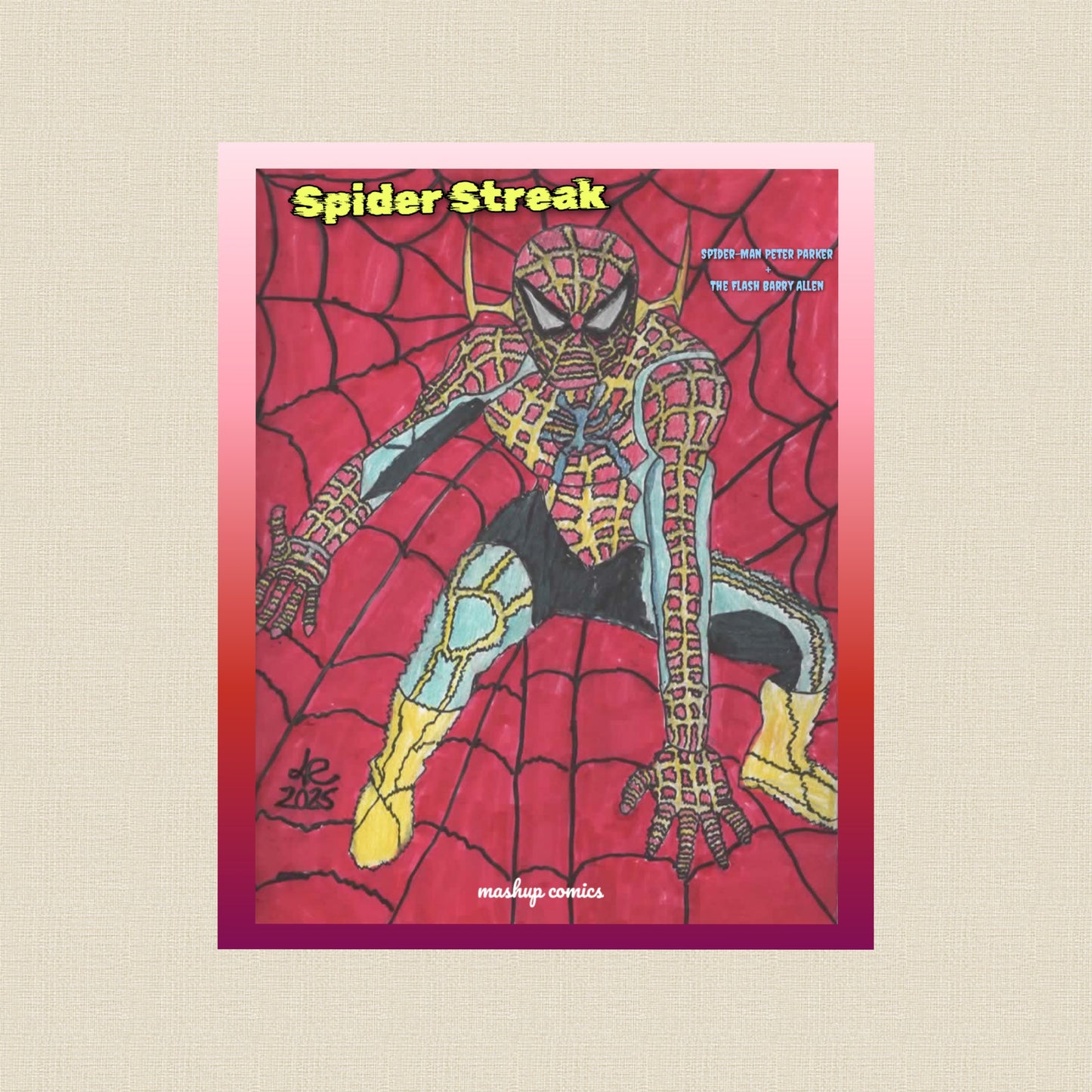 Spider Streak (Spider-Man Peter Parker + The Flash Barry Allen)
