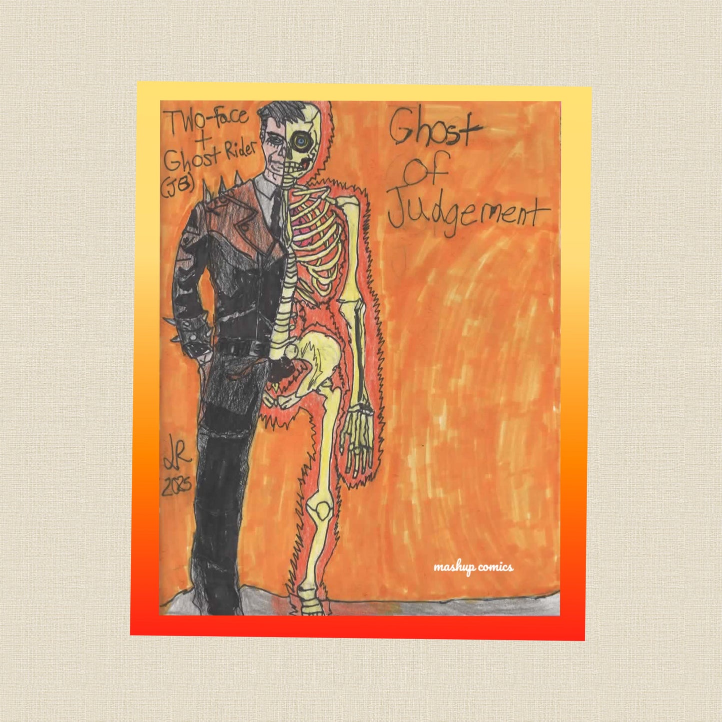 Ghost of Judgement (Ghost Rider + Two-Face)