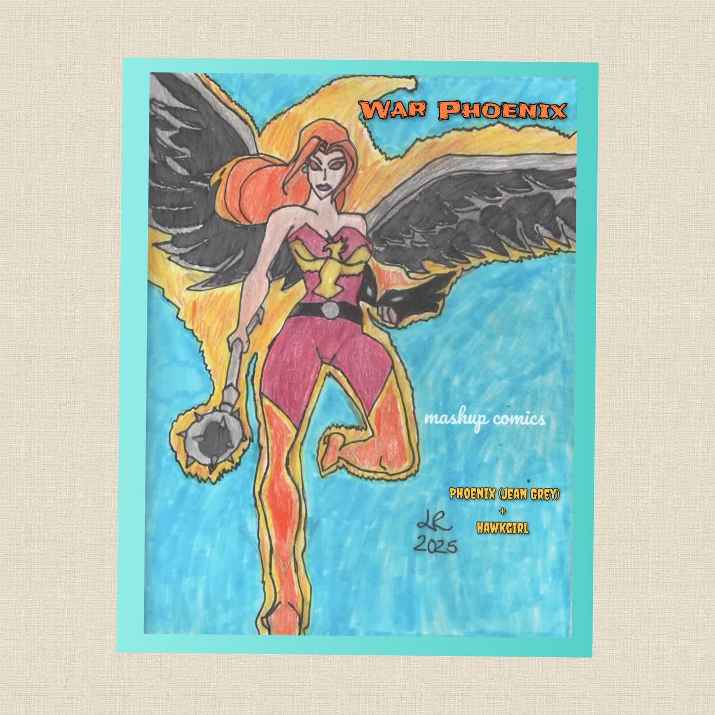 War Phoenix (Phoenix Jean Grey + Hawkgirl Shayera Hol)