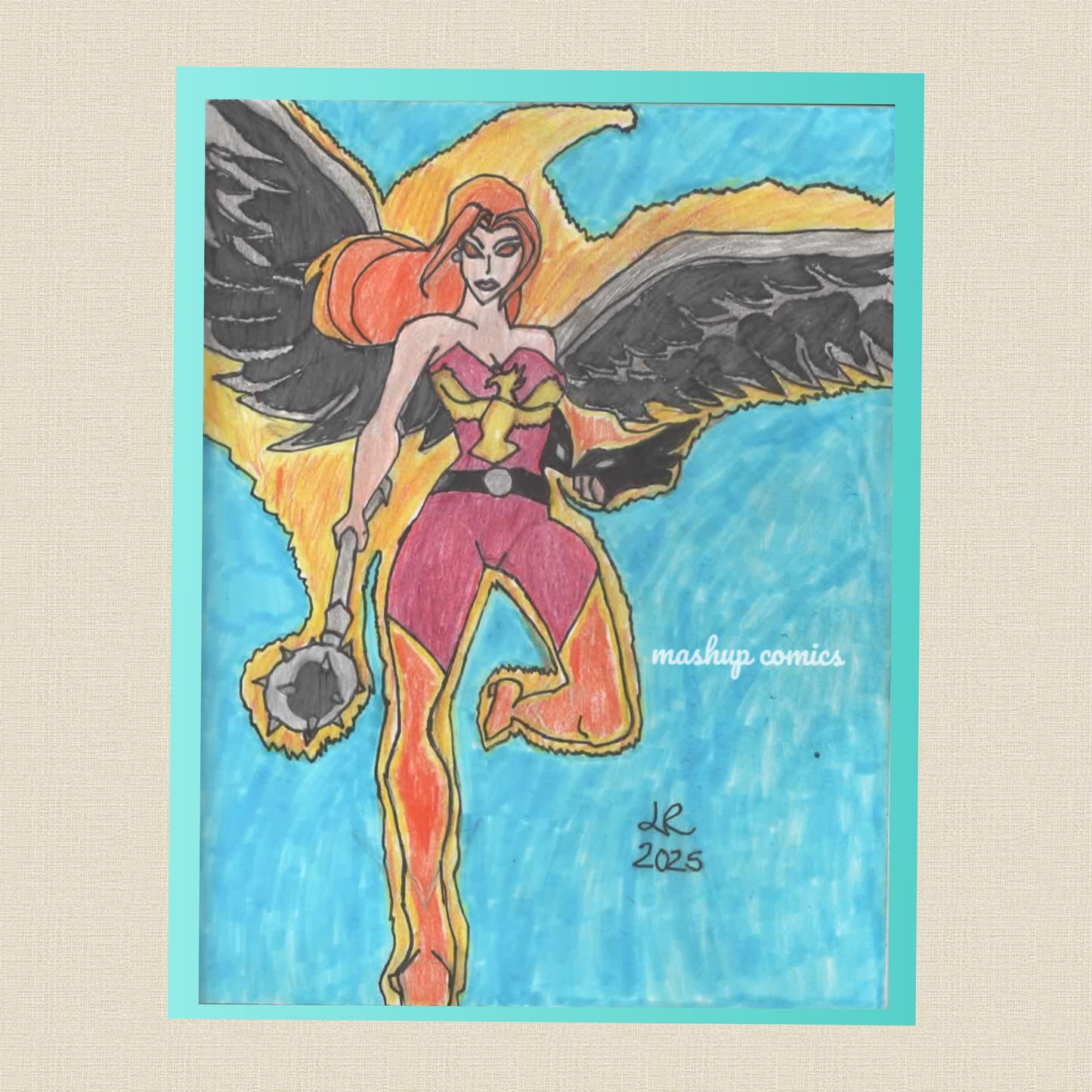 War Phoenix (Phoenix Jean Grey + Hawkgirl Shayera Hol)